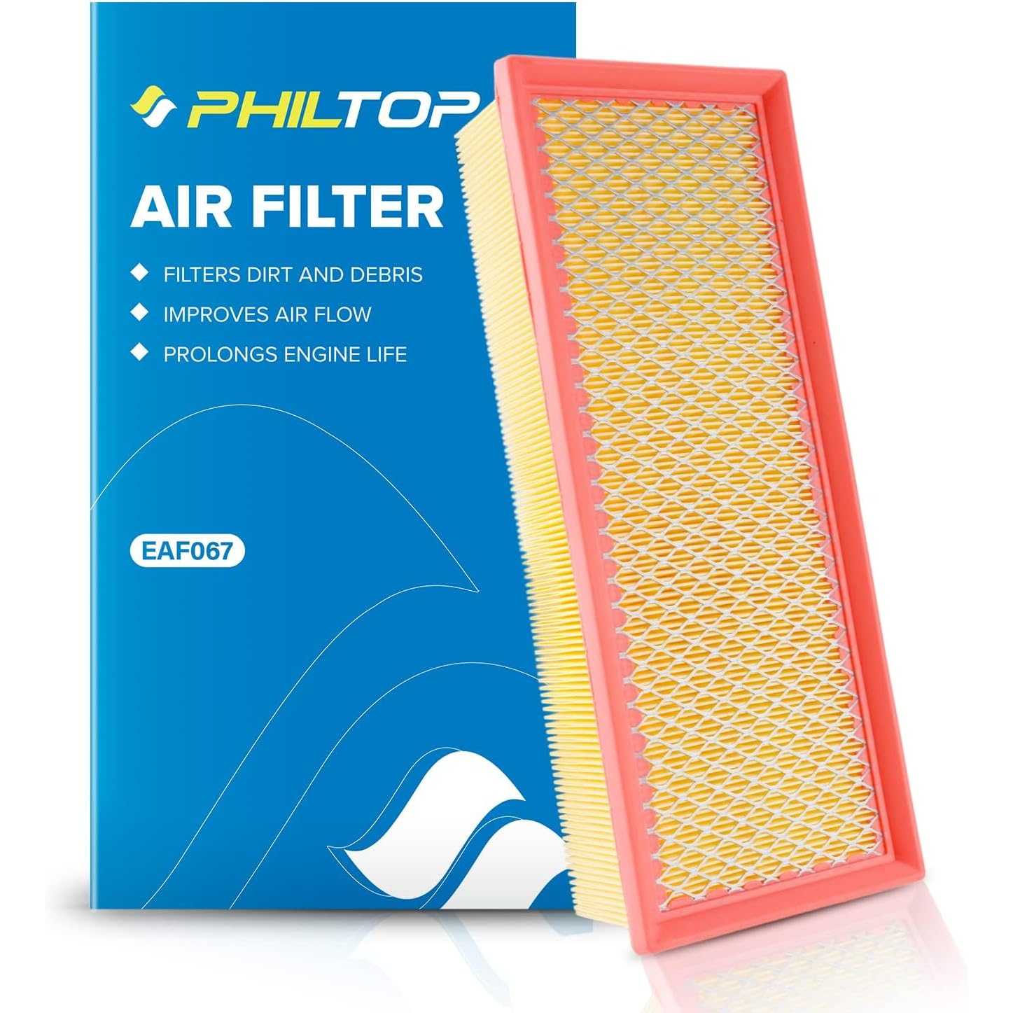 PHILTOP Engine Air Filter | Audi A3 VW Golf VW Passat | CA9711