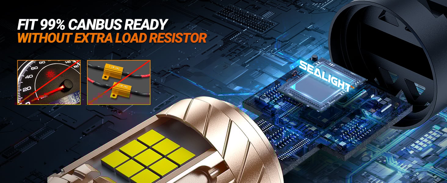 Sealight 7443 7440 LED Bulb White