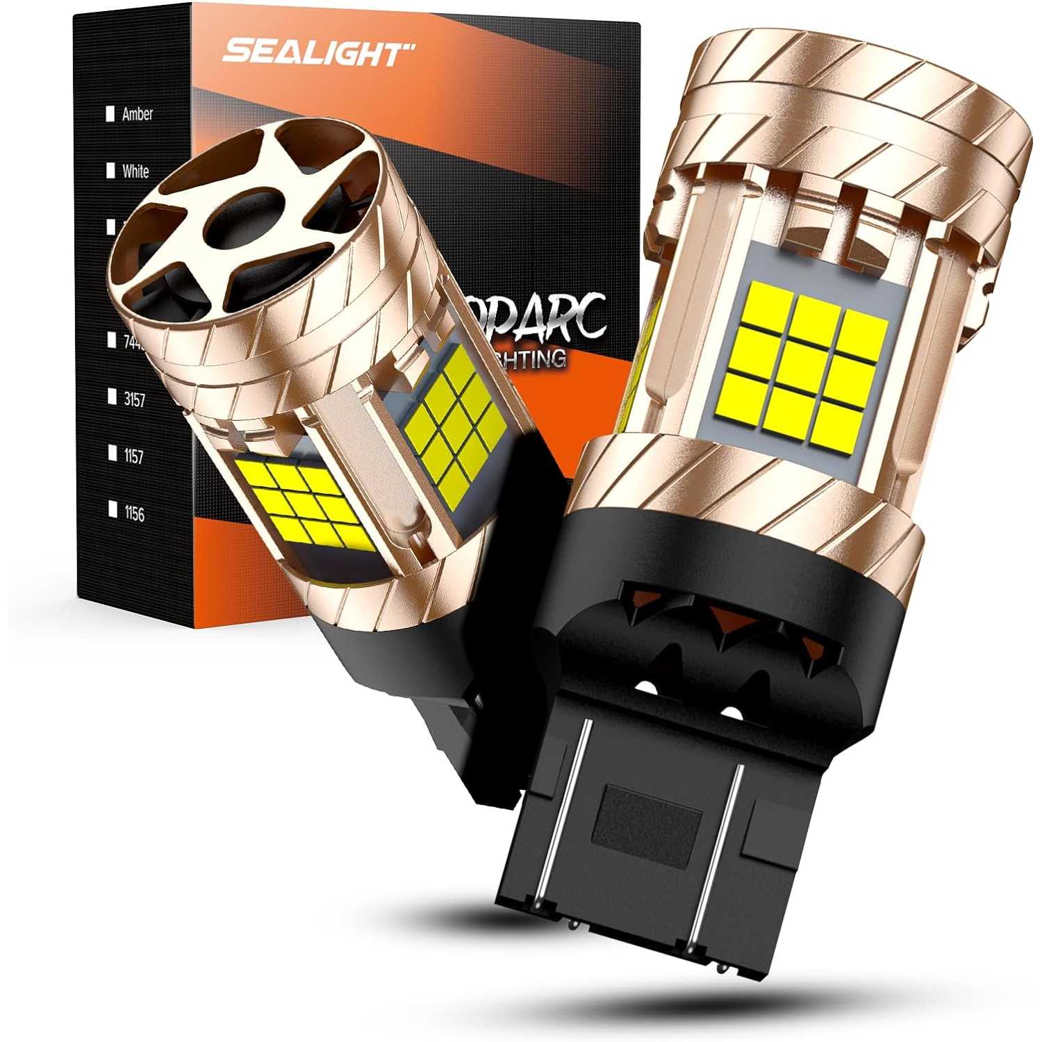 SEALIGHT® SLJ3 7443/7440/T20/W21W LED Backup Reverse Brake Tail Light Turn Signal Light Bulbs 30W 3200LM 6500K White 2PCS