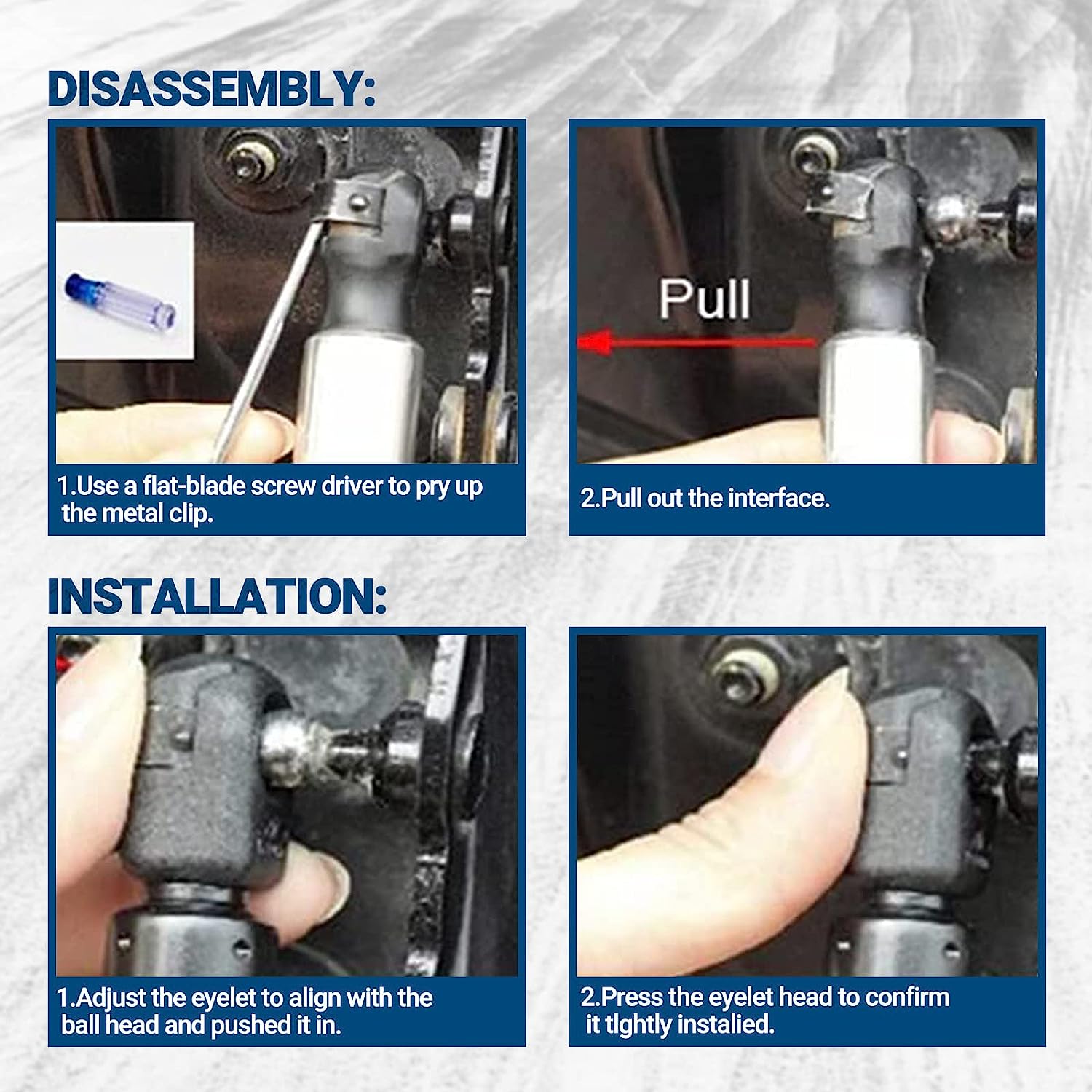 Suncent®️ Rear Trunk Tailgate TSG427007 Lift Supports Shock Struts Fits Mazda 6 2006-2007, 2009-2013 8