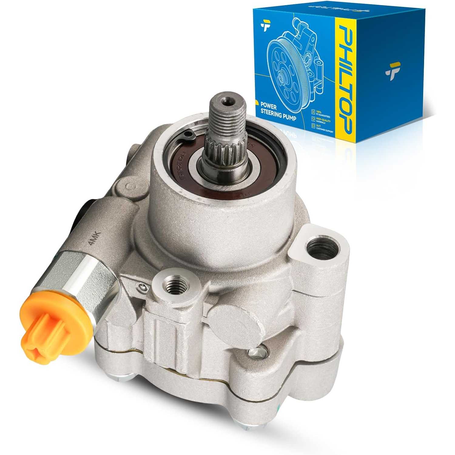 PHILTOP Power Steering Pump 215346, Fit for 2003-2006 Sentra 1.8L, Power Assist Pump