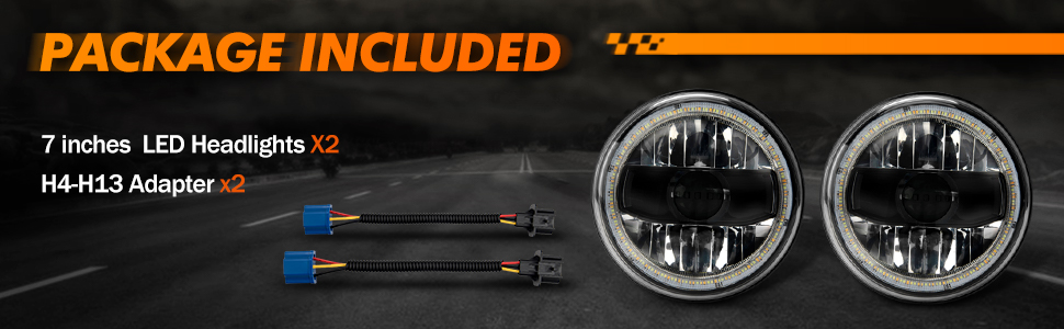 7 Inch round led headlight