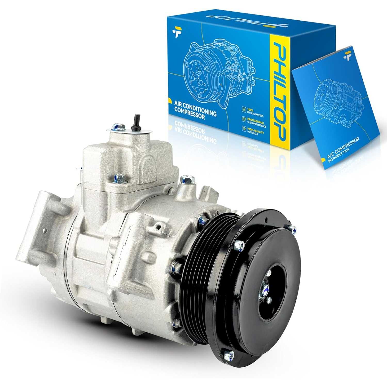 PHILTOP A/C Compressor Replacement for Lexus IS F 2008-2014, GS460 2008-2011, LS460 2007-2017, IS F 2008-2014