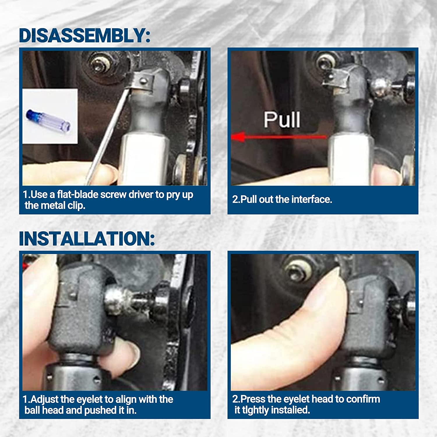 PHILTOP®️ Front Hood Lift Supports Shock Struts for Murano 2009-2014, Stay Rod Suspension TSG325029 2pcs 2