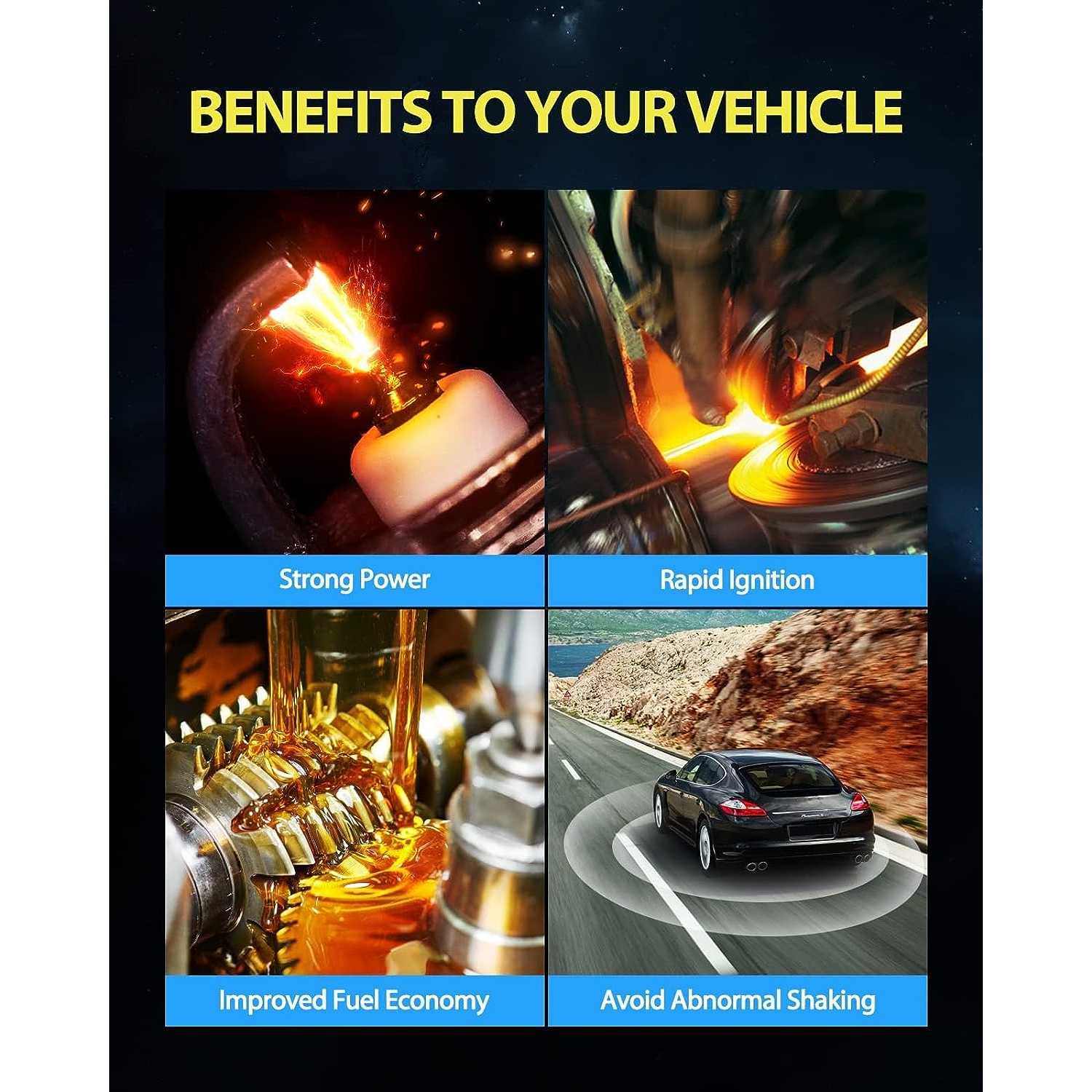 KAX® 71 (BCPR5ES-11) Double Iridium Spark Plugs 4PCS for Camry 1987-1991 2.0L (more available) 3