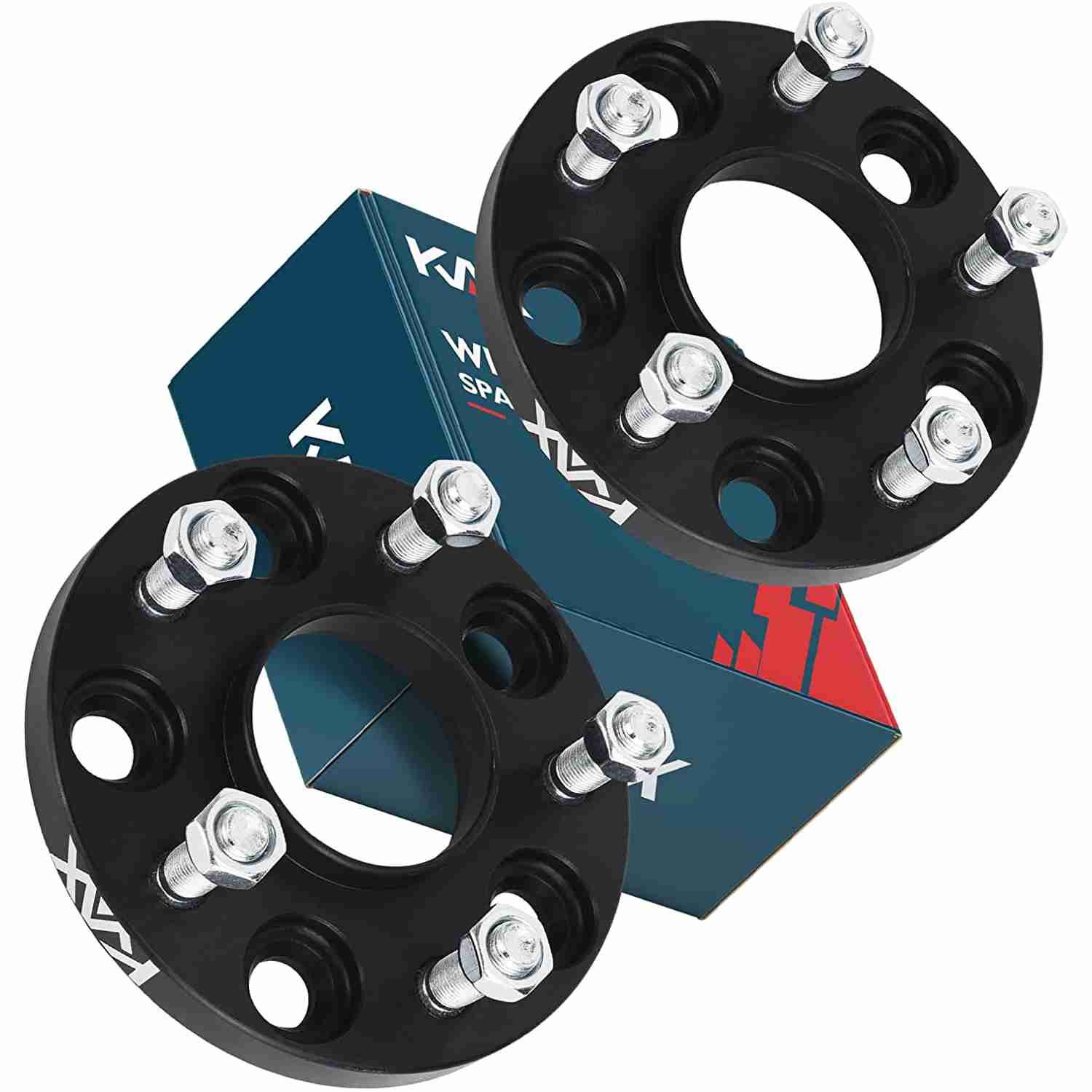 KAX® 5x4.5 15mm Thick Center Bore M12x1.25 Wheel Spacers 2PCS