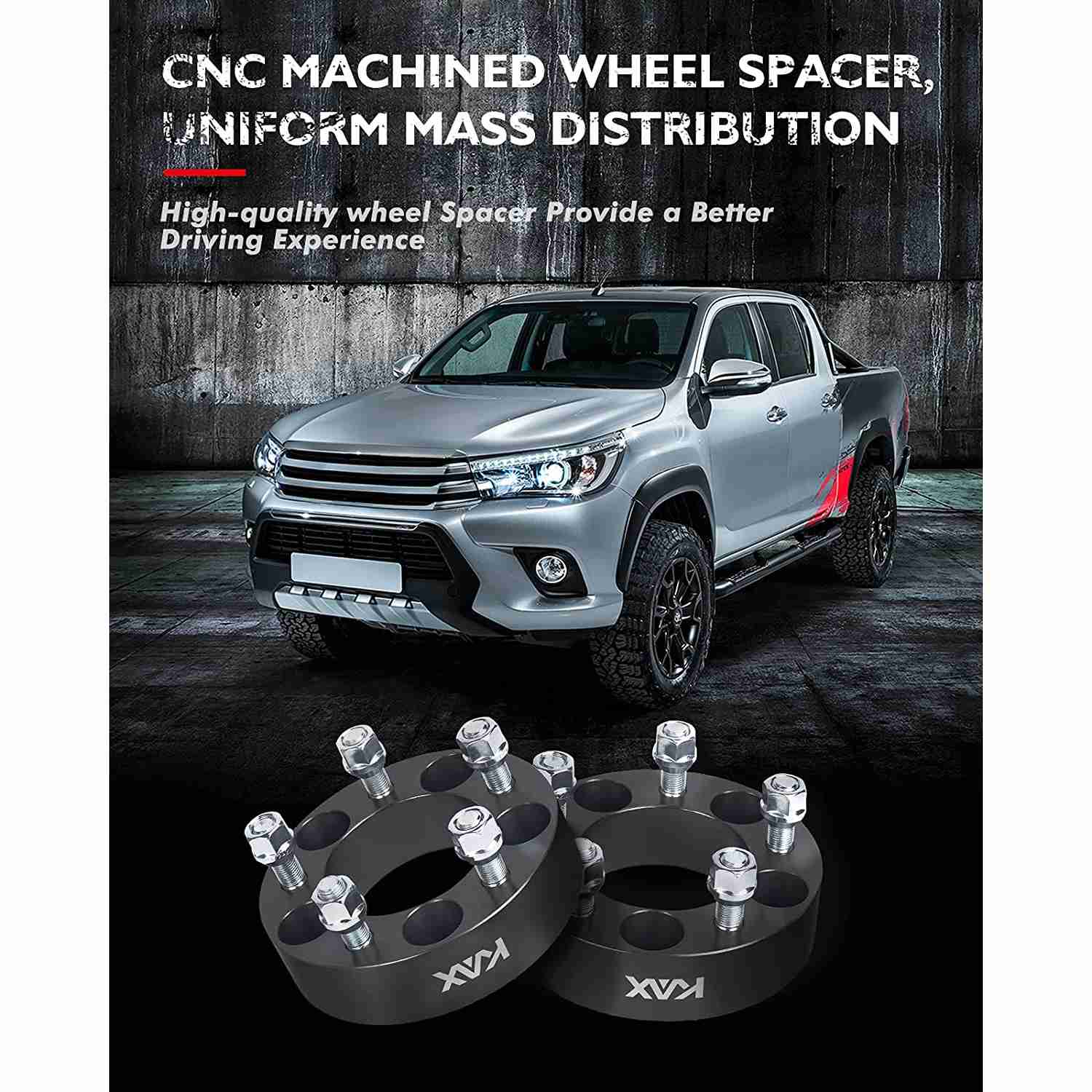 KAX® 1.5" 5x4.5" Wheel Spacers 82.5mm 1/2"x20 4PCS for 2004 Ford Ranger 4