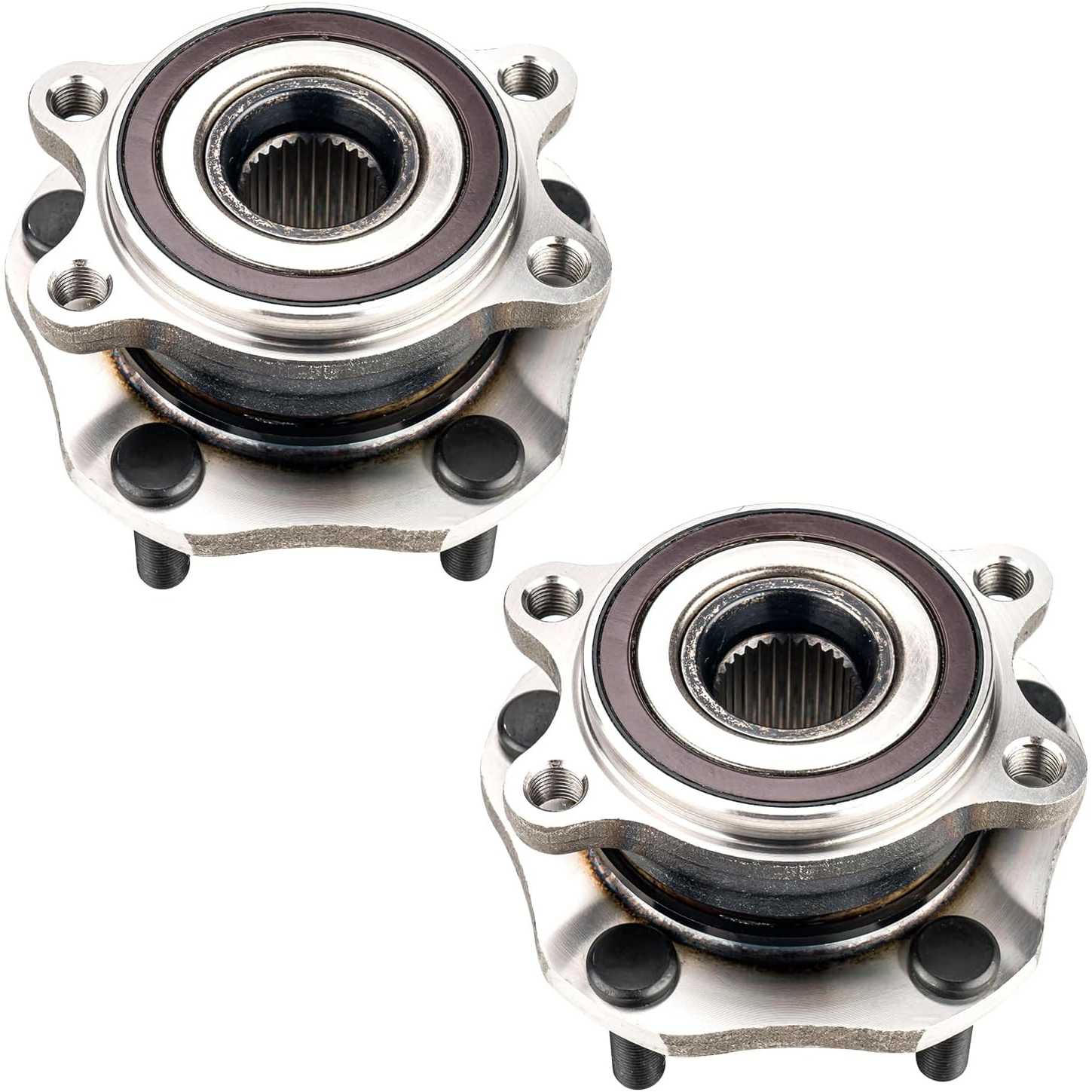 513357 2PCS Front Wheel Bearing and Hub Assembly with 5 Lugs Fits for ...