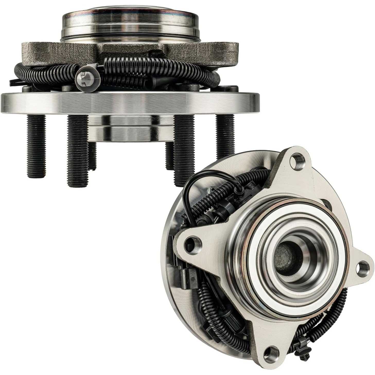 PHILTOP 515157 x2 Front Wheel Bearing Hub Assembly Compatible with 2015-2017 Expedition, 2015-2017 Navigator W/ABS 6 Lugs