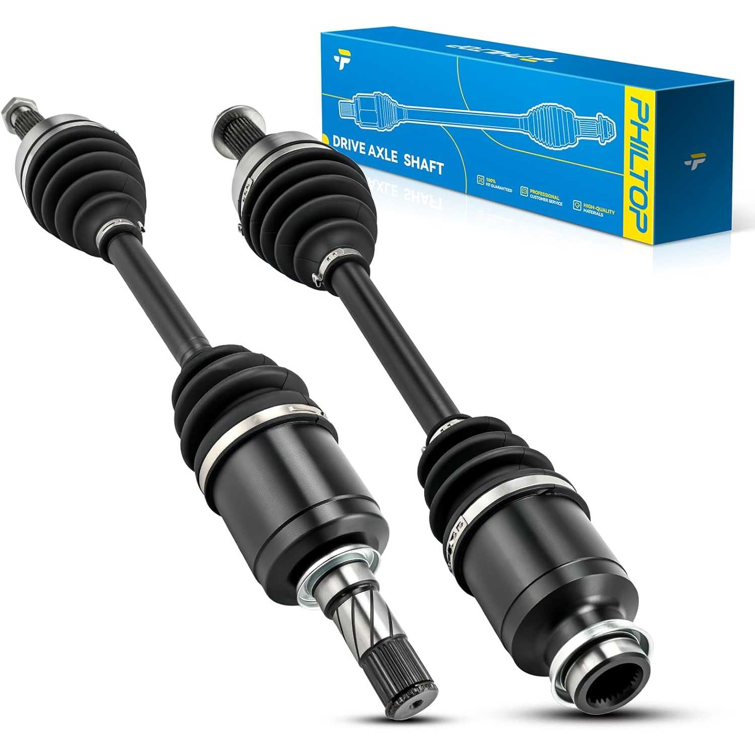 PHILTOP Front CV Axle for Mazda 3 2010 2012-2013, 668175 668227 CV Axle Shaft 2 PCS