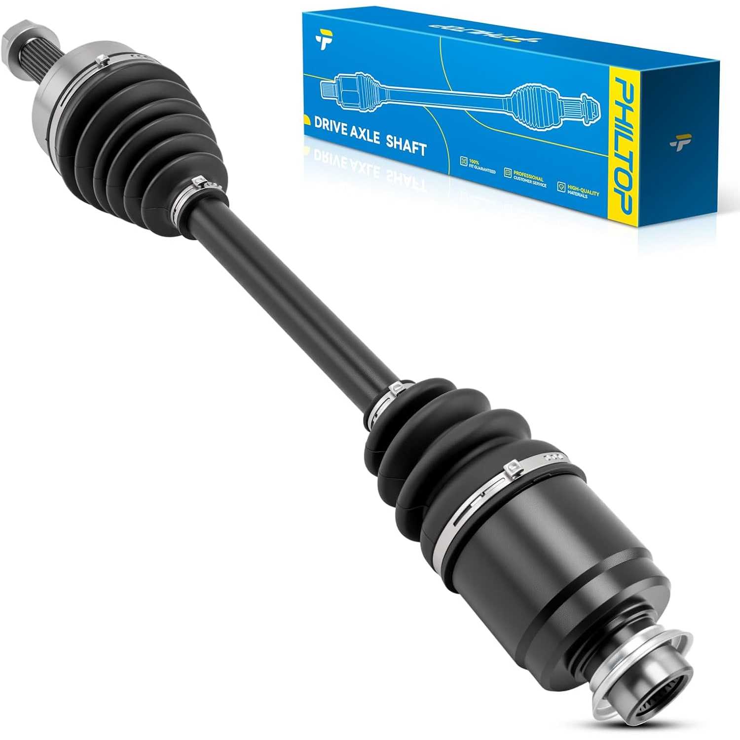 PHILTOP Front Right CV Axle for Honda CR-V 2002-2006, Honda Accord 2003-2007, Acura TL 2004-2006, 66-4207 CV Axle Shaft 1 PCS