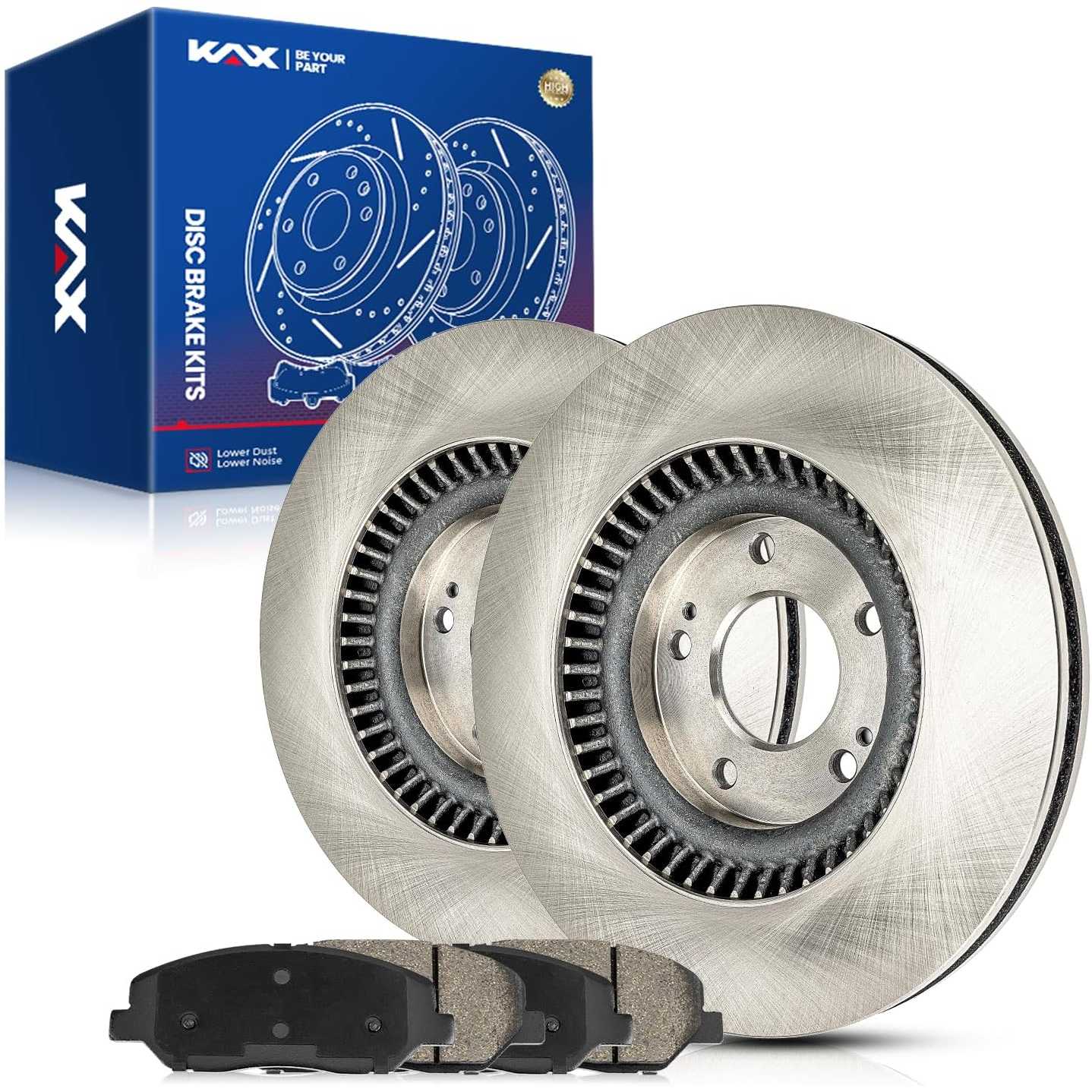 2014 Hyundai Santa Fe Front  Ceramic Brake Pad & Rotor Kit 0