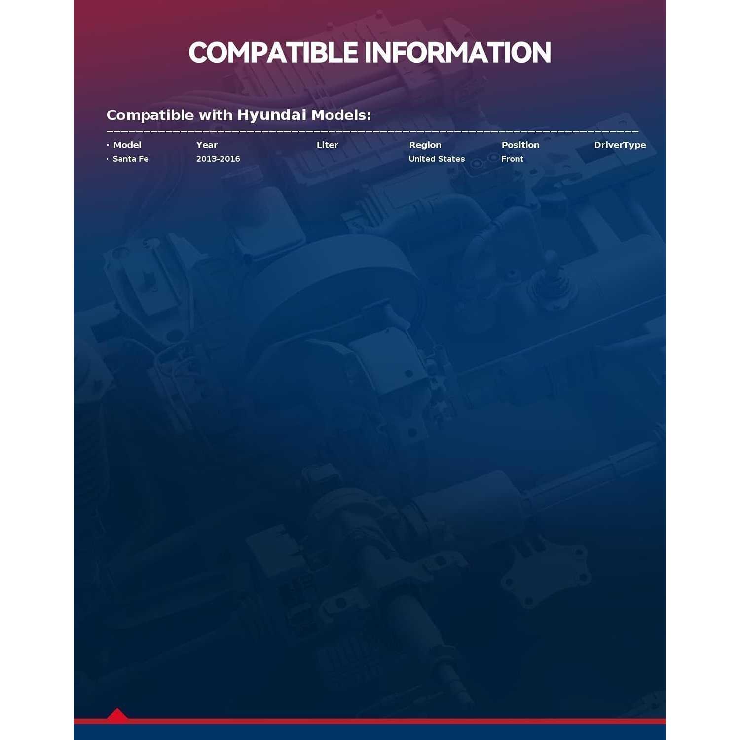 2014 Hyundai Santa Fe Front  Ceramic Brake Pad & Rotor Kit 2