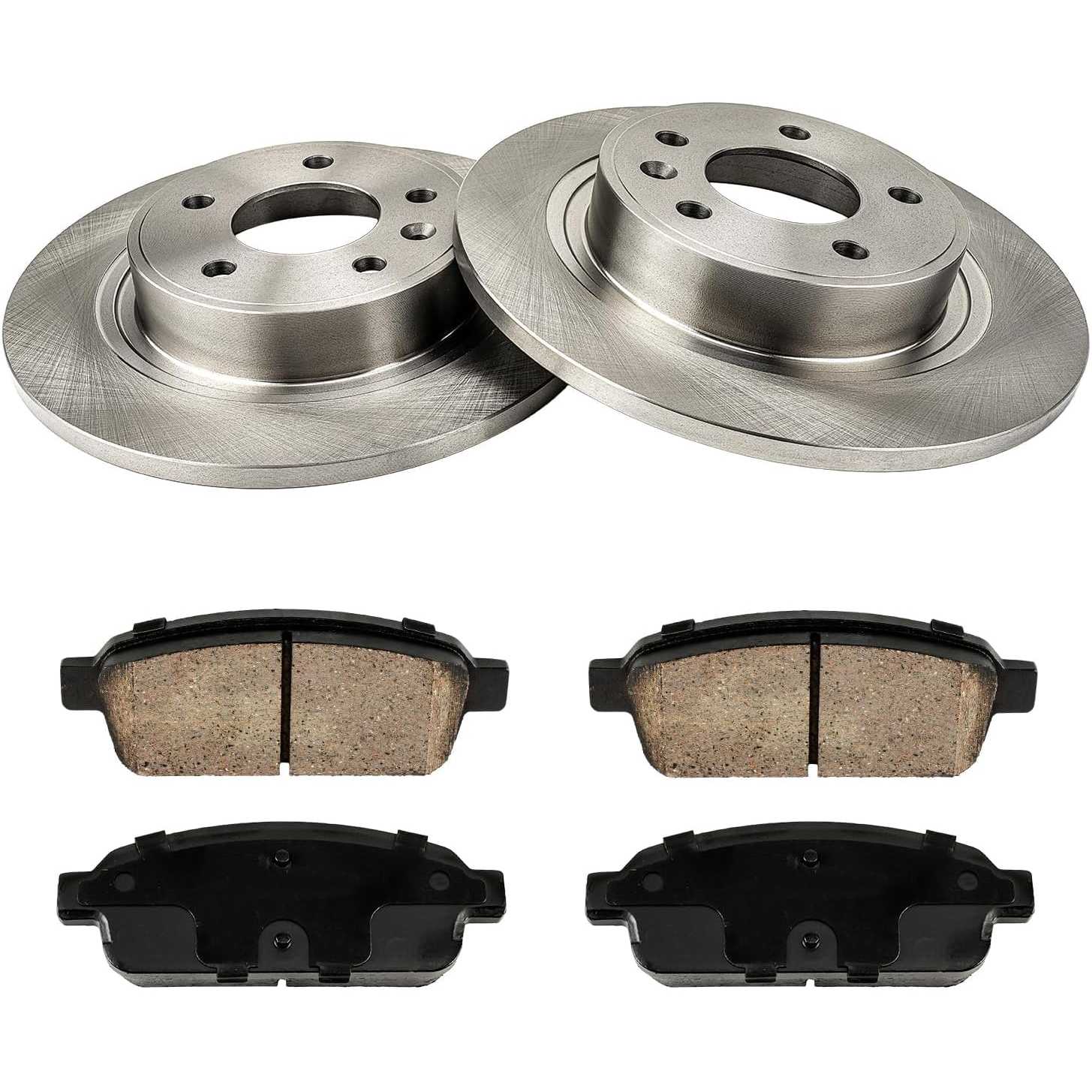 2011-2015 Volt/2014-2016 ELR/2016-2019 Cascada Rear Ceramic Brake Pad & Rotor Kit 8