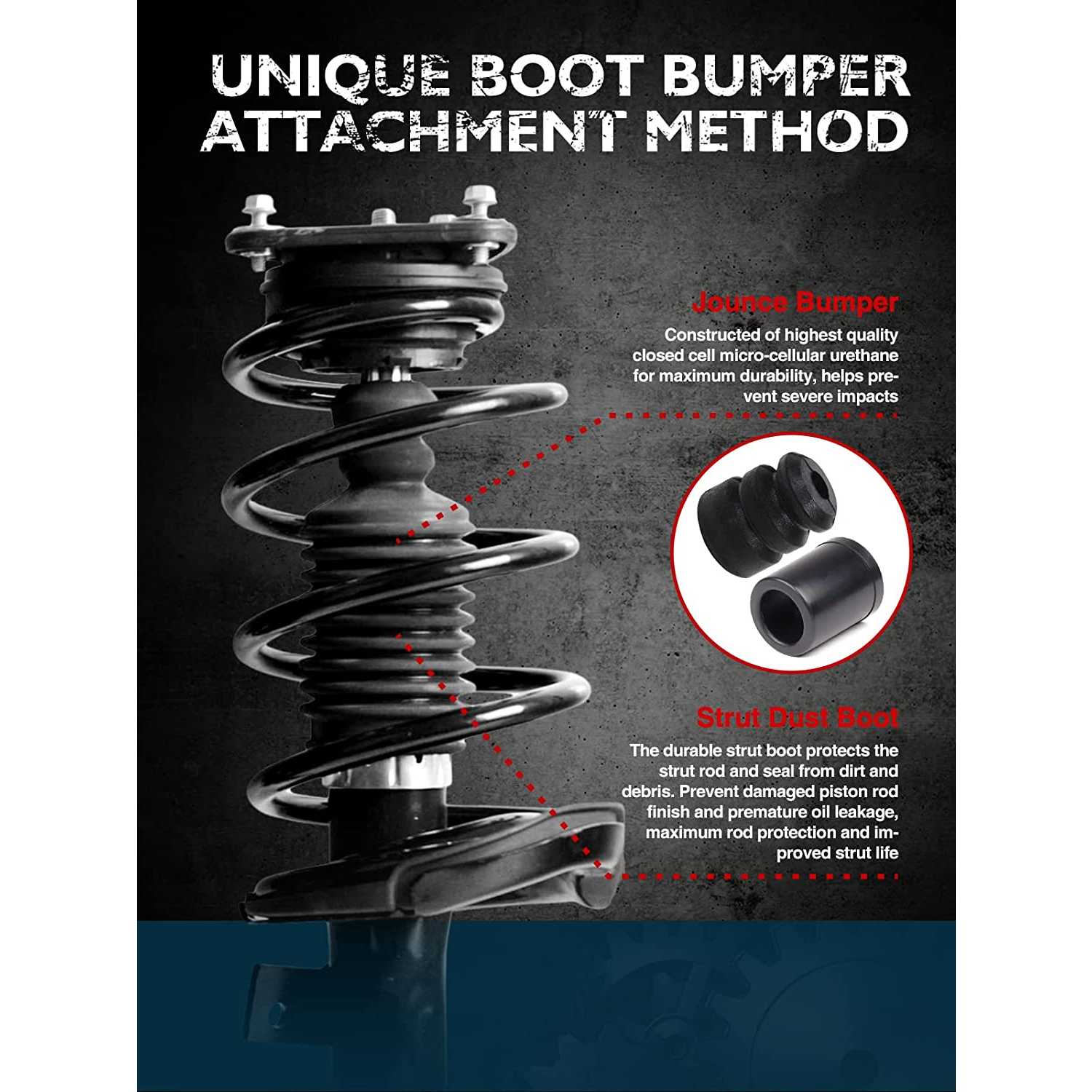 Suncent® 2012-2013 Ford Focus 172522 172523 Front Struts 2Pcs 2