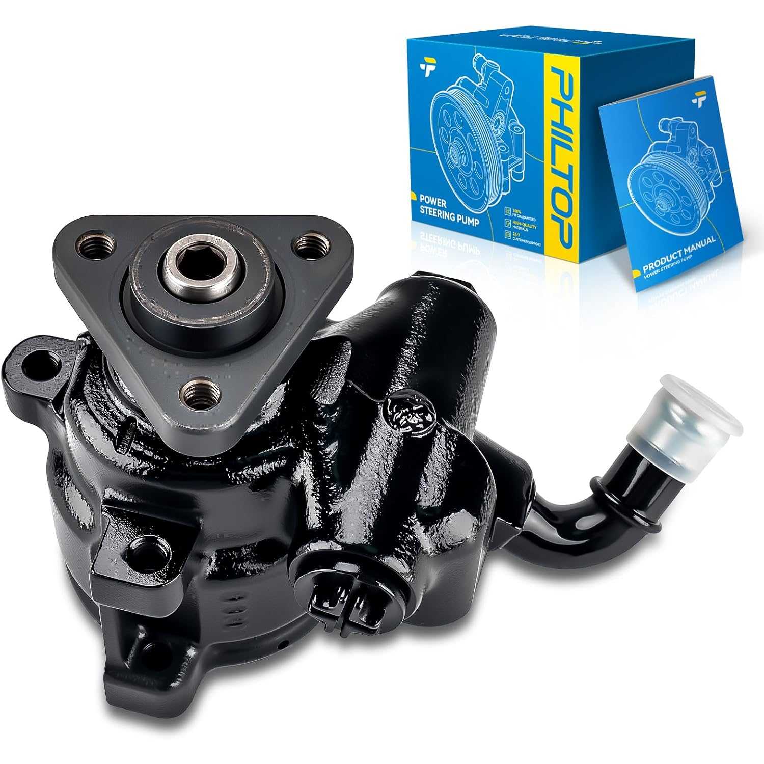 PHILTOP 96279 Power Steering Pump Fit For 1997-2005 Explorer 4.0L,2001-2011 Ranger 4.0L,2001-2003 Explorer Sport Trac,2005 Explo