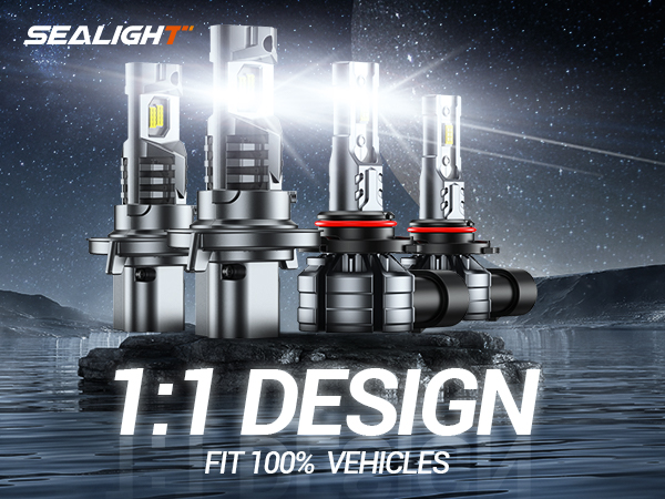 SEALIGHT S2S 9008/H13 LED Headlight H10/9140/9145 Fog Light