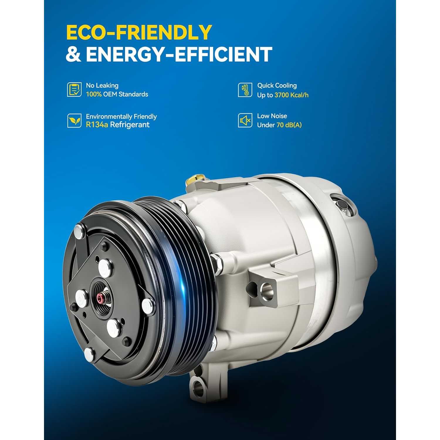 PHILTOP 58994 AC Compressor, Air Conditioning Compressor with