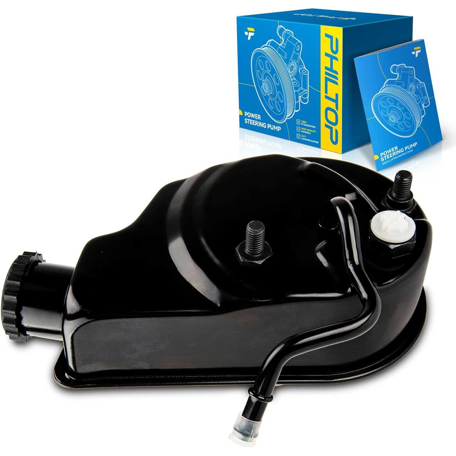 PHILTOP Power Steering Pump 96-8740 OE Replacement For Silverado 1500 1999 2000 2001 2002 2003 2004 2005 2006 2007-2013, Sierra