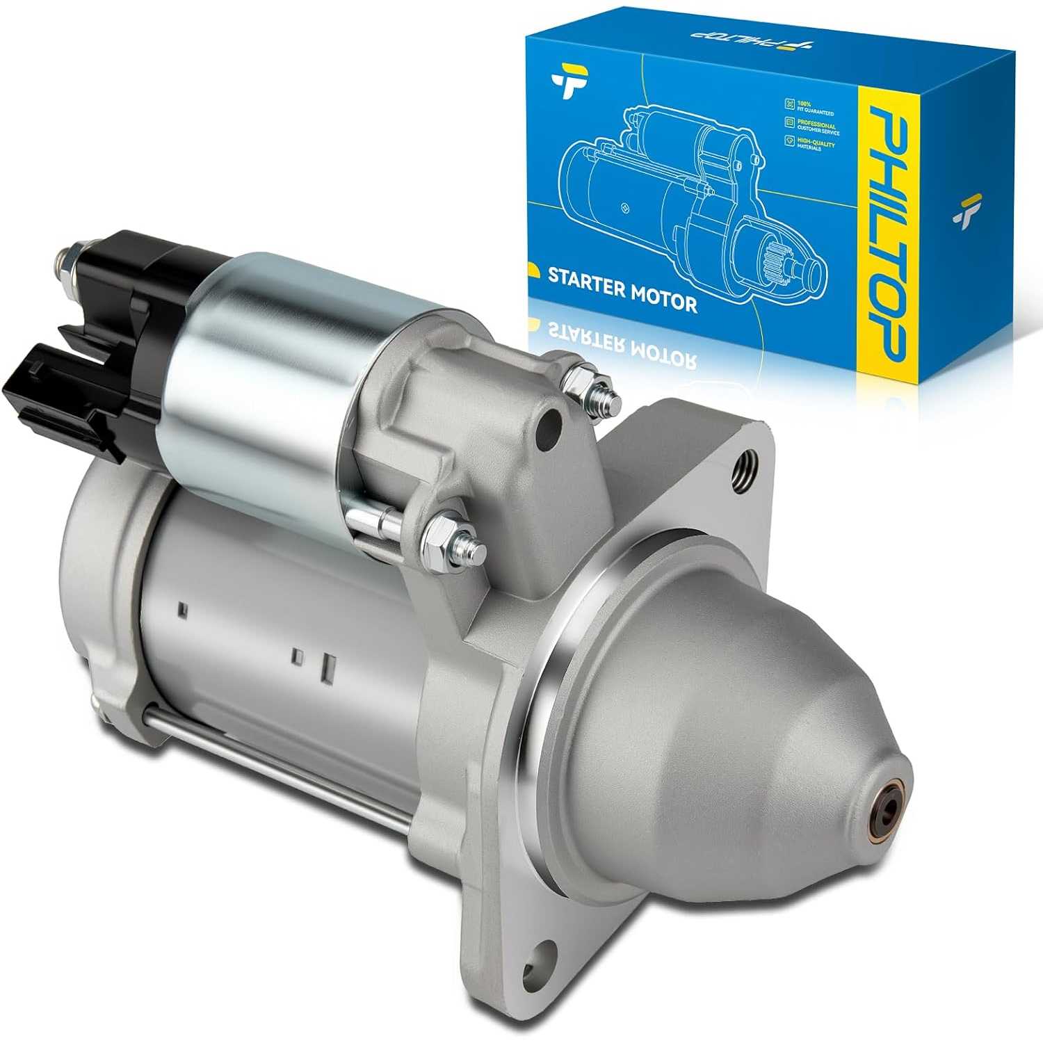 PHILTOP 17922 Automotive Replacement Starter for BMW 128 135 323 325 328 330 335 525 530 535 X3 X5 X6 Z4 17922N, 12417526236, 12