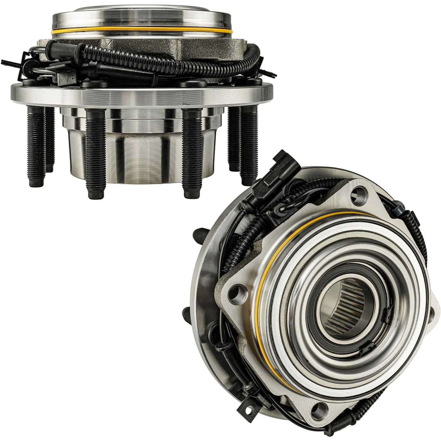 PHILTOP 515130 4WD Front Wheel Bearing Fit for Ford F-250 Super Duty 2011-2016, Ford F-350 Super Duty 2011-2016, 8 Lugs Wheel Hu