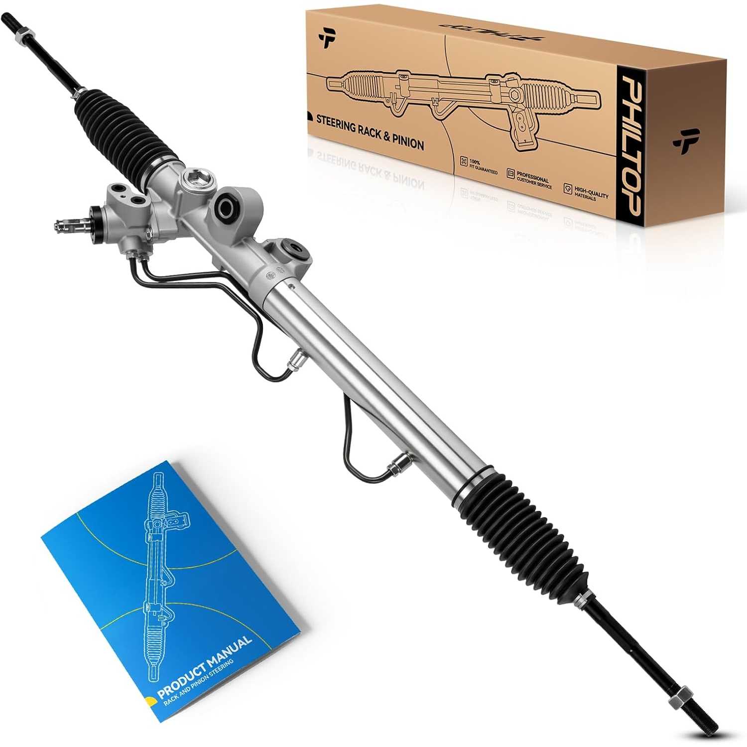 PHILTOP Power Steering Rack and Pinion Assembly Compatible with 2004-2006 Colorado, 2004-2006 Canyon, 2006 i-280, 2006 i-350 Rep