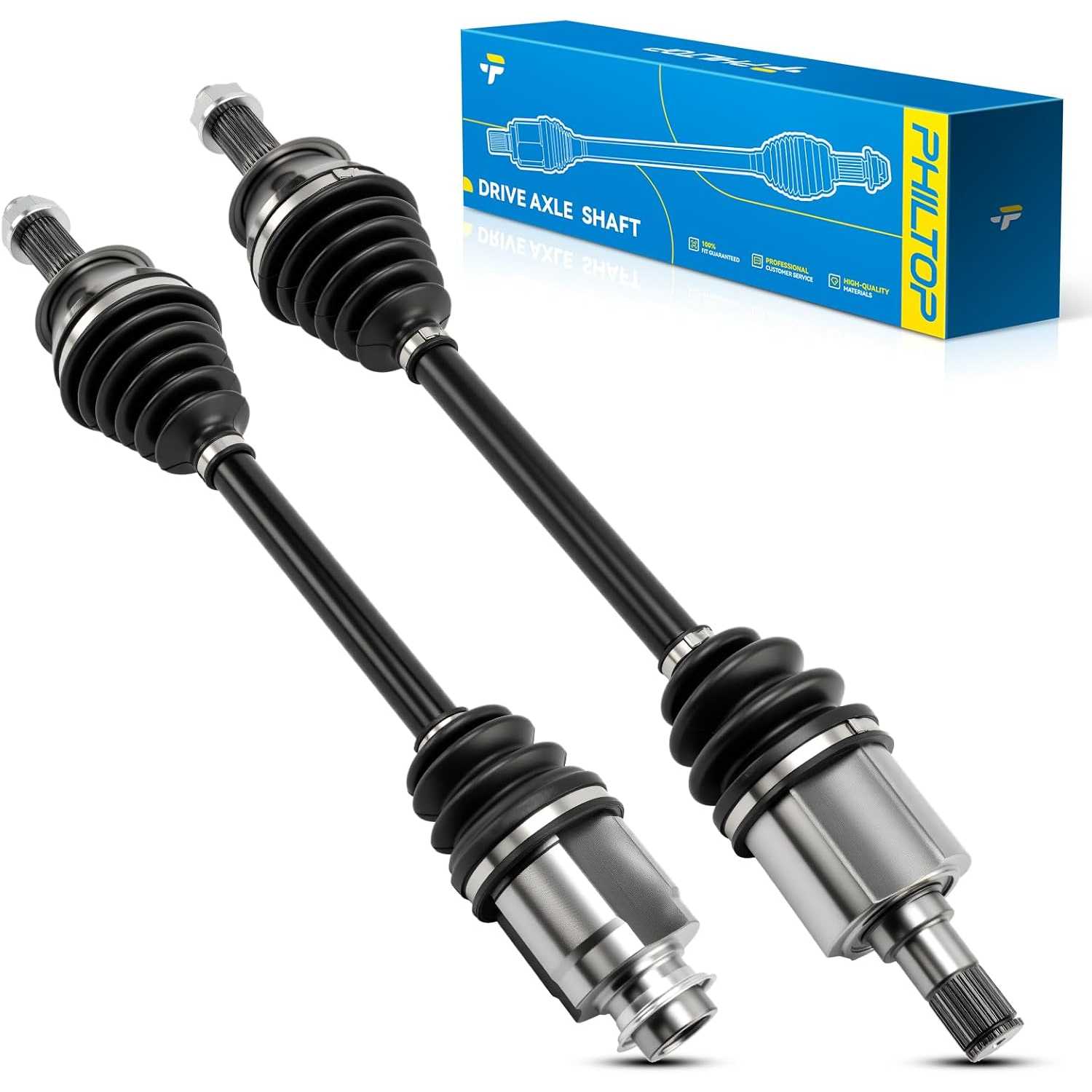 PHILTOP Front CV Axle for Honda Accord 2003-2007, Acura TL 2004-2006, 66-4221 66-4207 CV Axle Shaft 2 PCS