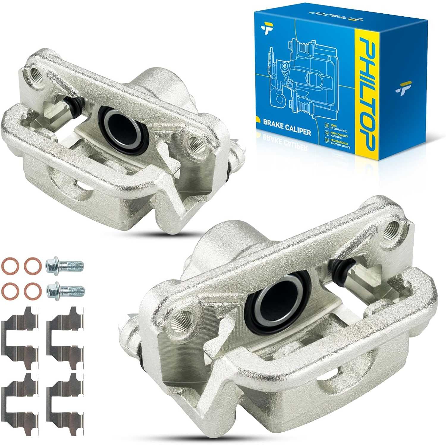 PHILTOP 19-B2780A 19-B2781A Rear Disc Brake Caliper Assembly Fit for Nissan Altima 2007 2008 2009 2010 2011 2012, Maxima 2007-20