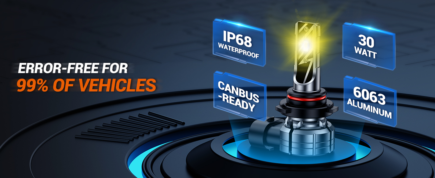 h10 led fog light bulbs yellow 