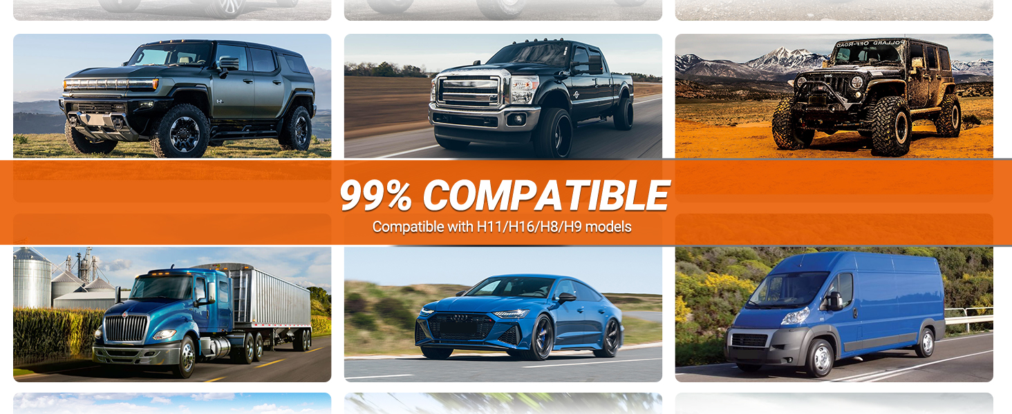 sealight h10 yellow led fog lights