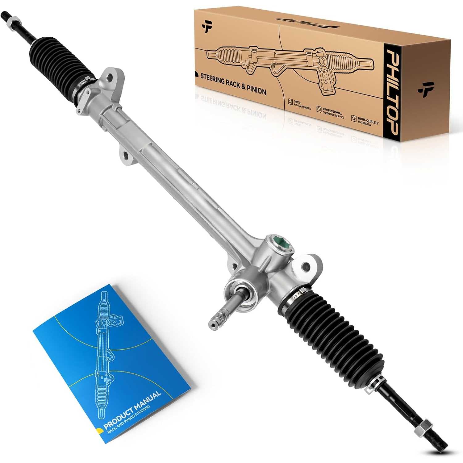 PHILTOP Electronic Power Steering Rack and Pinion for 2014-2019 Soul, 2015-2019 Soul EV Replace# 1G-2416