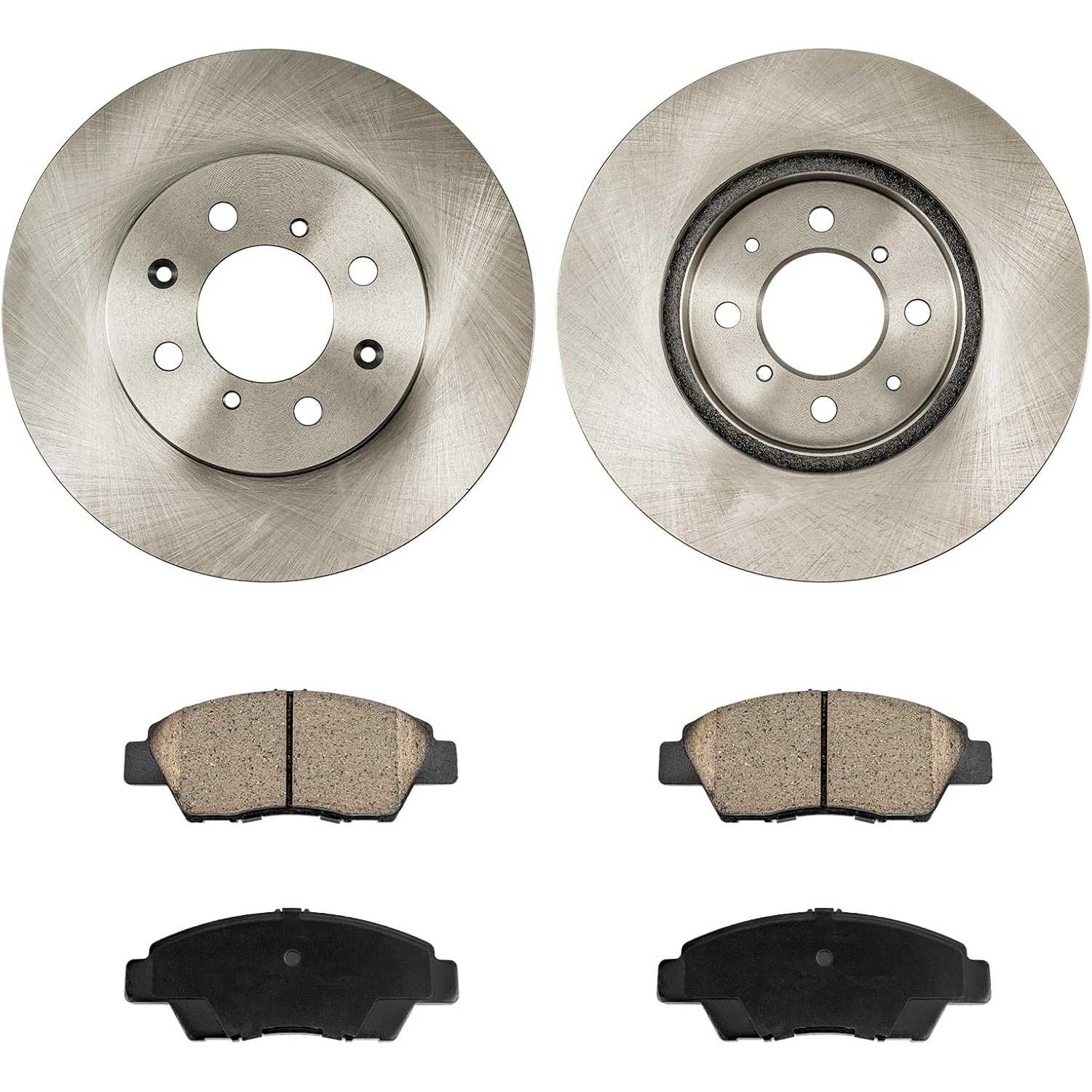 2009-2014 Honda Fit Front Ceramic Brake Pad & Rotor Kit 1