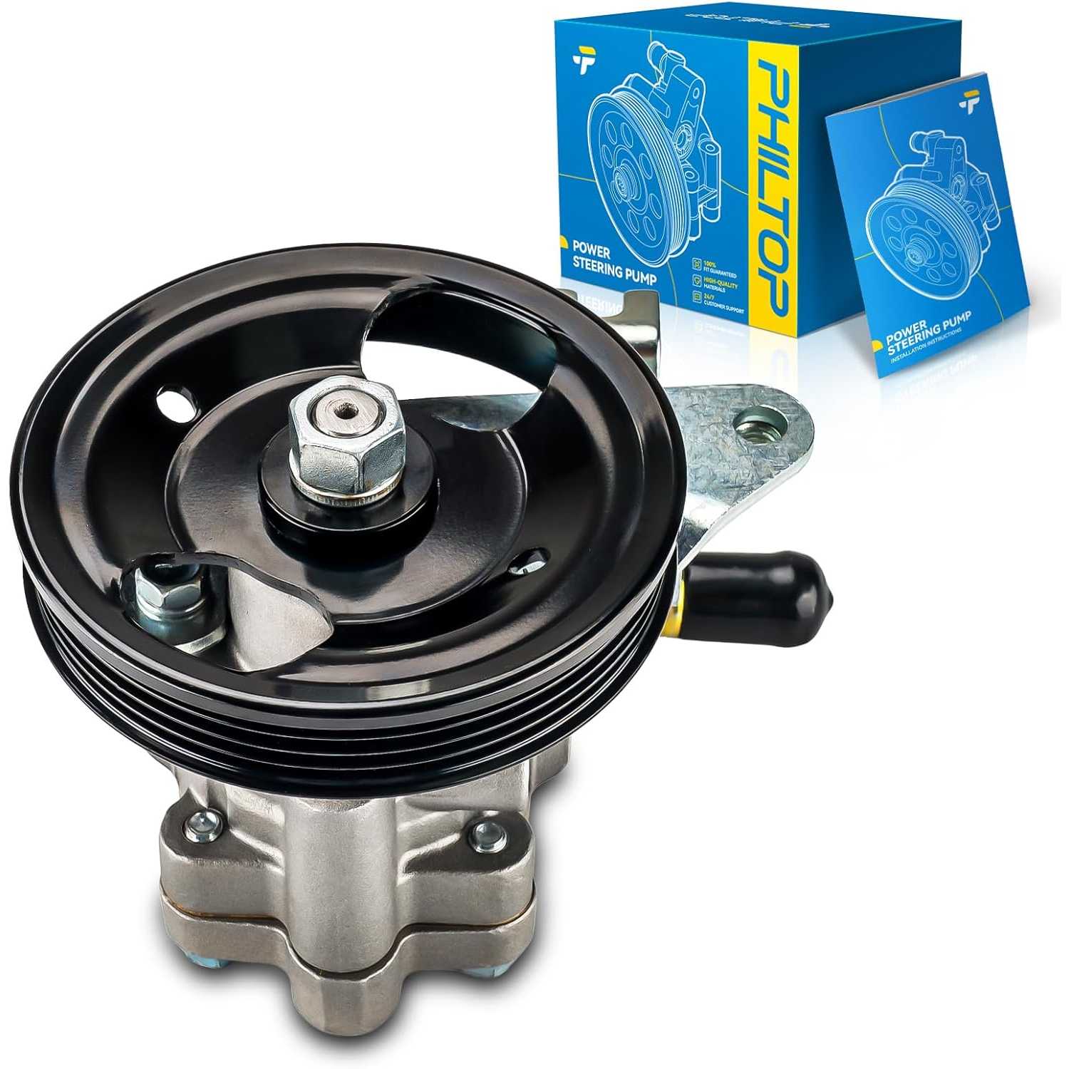 PHILTOP Power Steering Pump Replacement 215933, Fit for 1995-2003