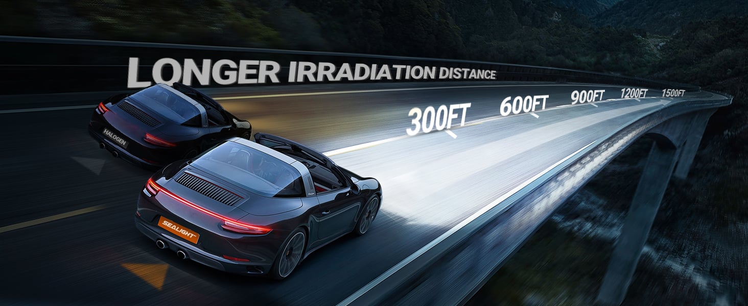 1500 ft irradiation distance