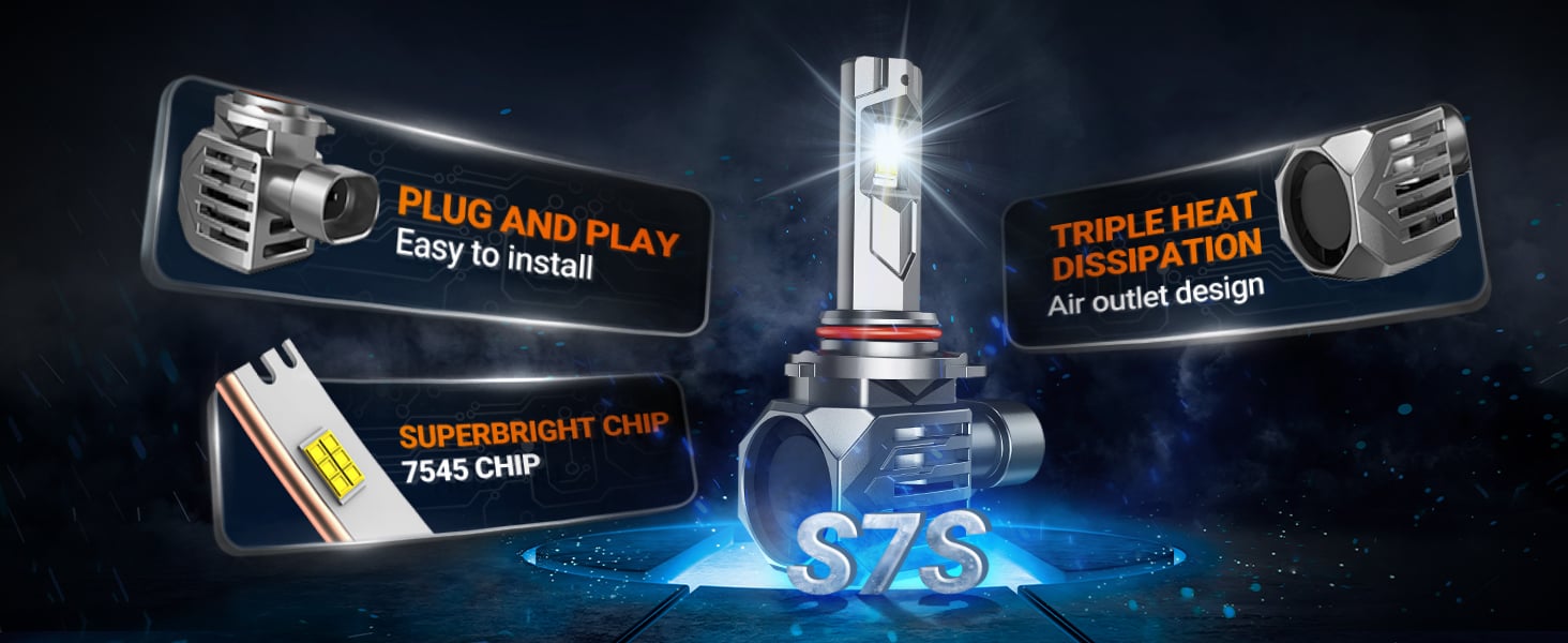 Upgraded S7S Series LED Bulbs