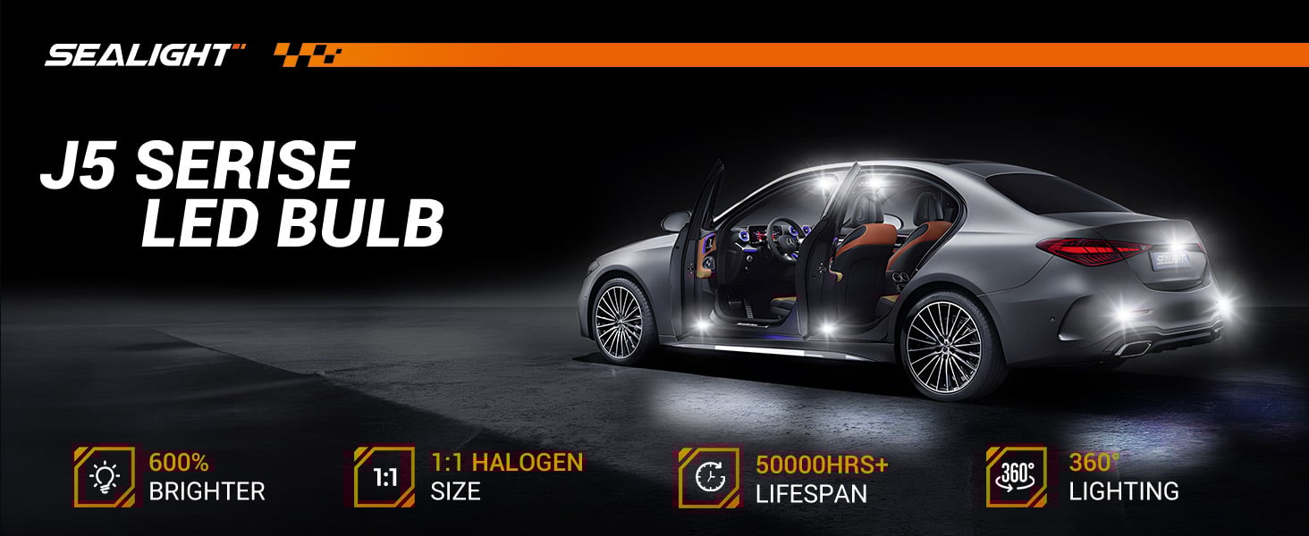 sealight 194 led bulb 168 T10 led light bulb license plate bulb W5W 2825 Dome Map Door Courtesy