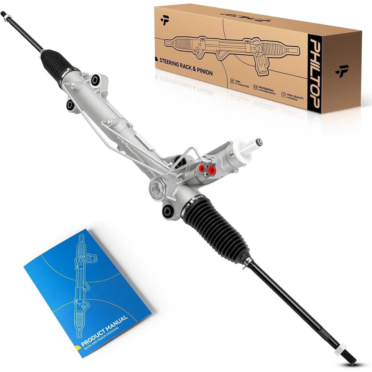 PHILTOP Power Steering Rack and Pinion Compatible with Benz Sprinter 2500 3500 2018-2019 All Models & 2014-2017 2.1T & 2