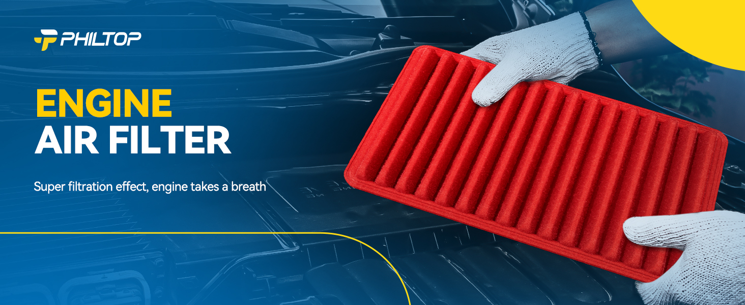 Philtop engine air filter