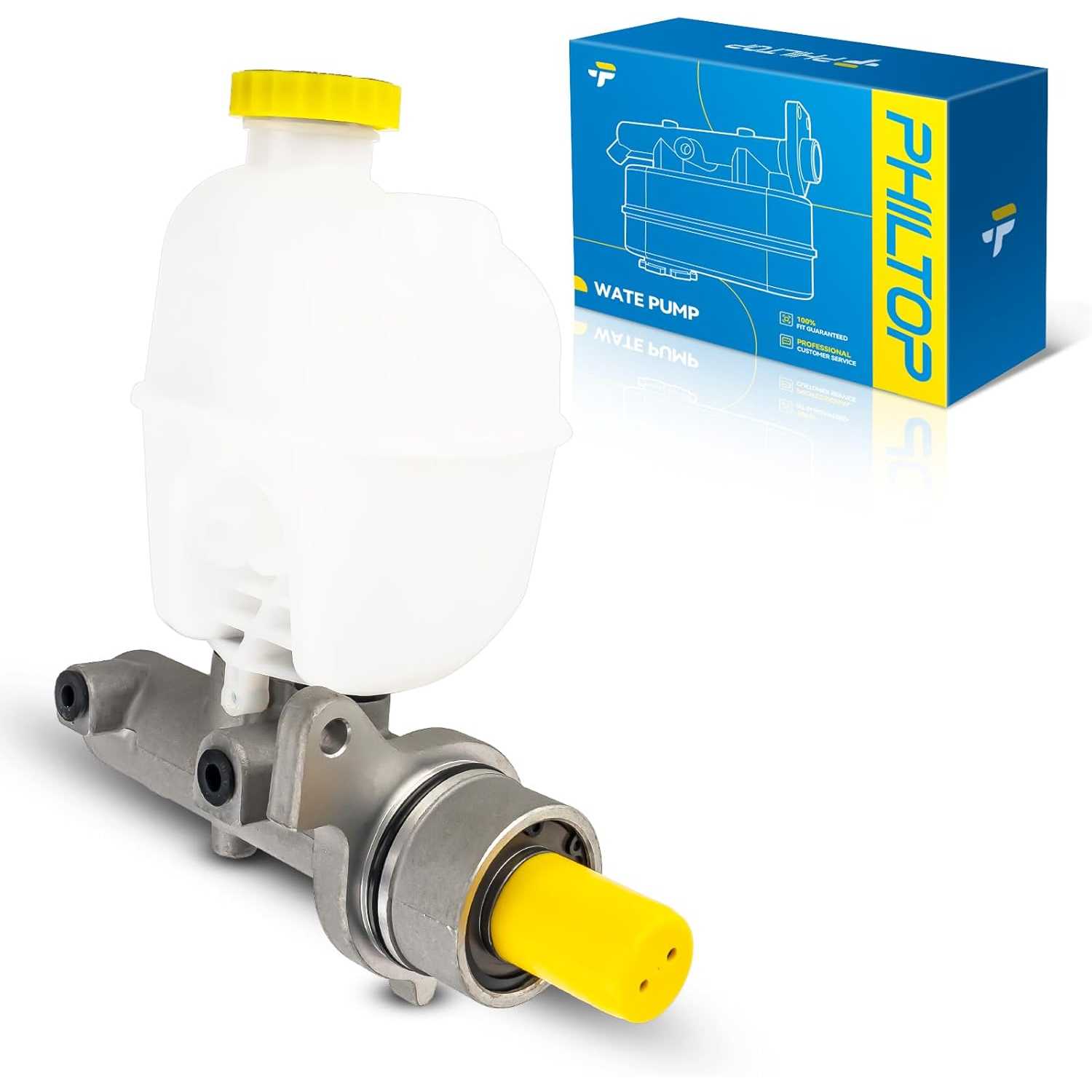 PHILTOP Brake Master Cylinder with Reversior for Ram Dodge, Compatible with 2011-2018 1500, 2007-2010 Ram 1500, 2019 1500 Classi