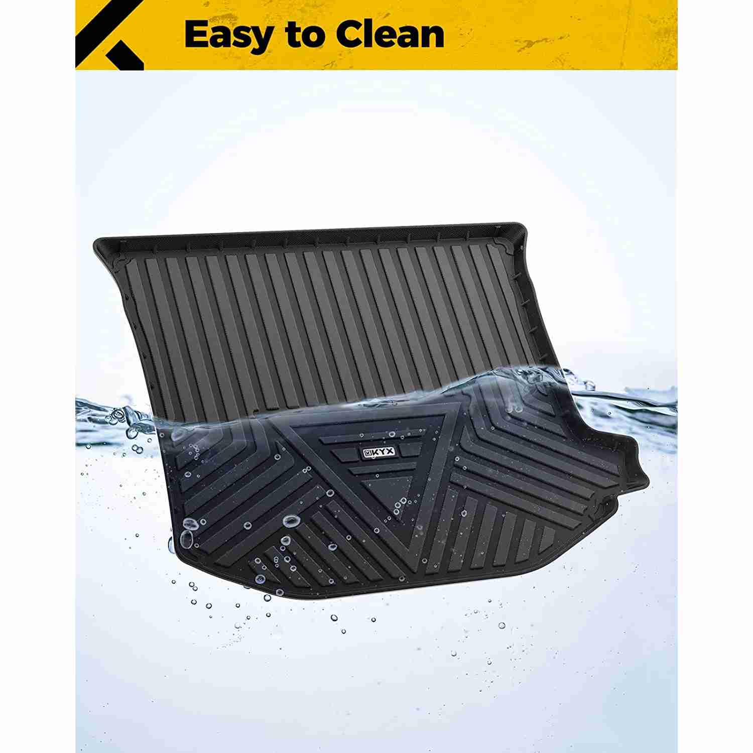 KYX® 2018-2021 Accord Honda TPE Black Cargo Liner 4