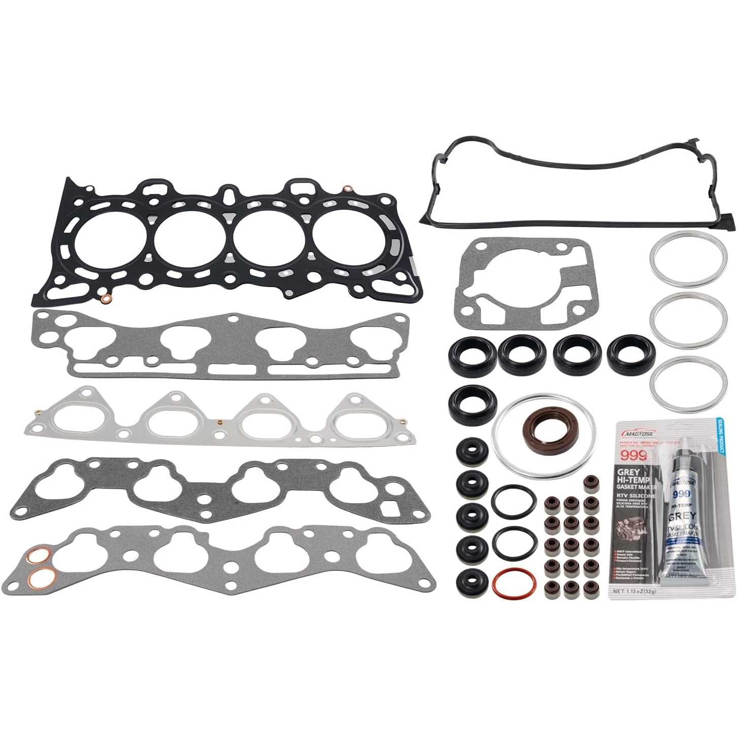 PHILTOP HS9915PT Head Gasket Set Compatible with Civic 1999-2000,Civic 1996-1998,Civic 1997-1998,Civic del Sol 1996-1997,Gasket