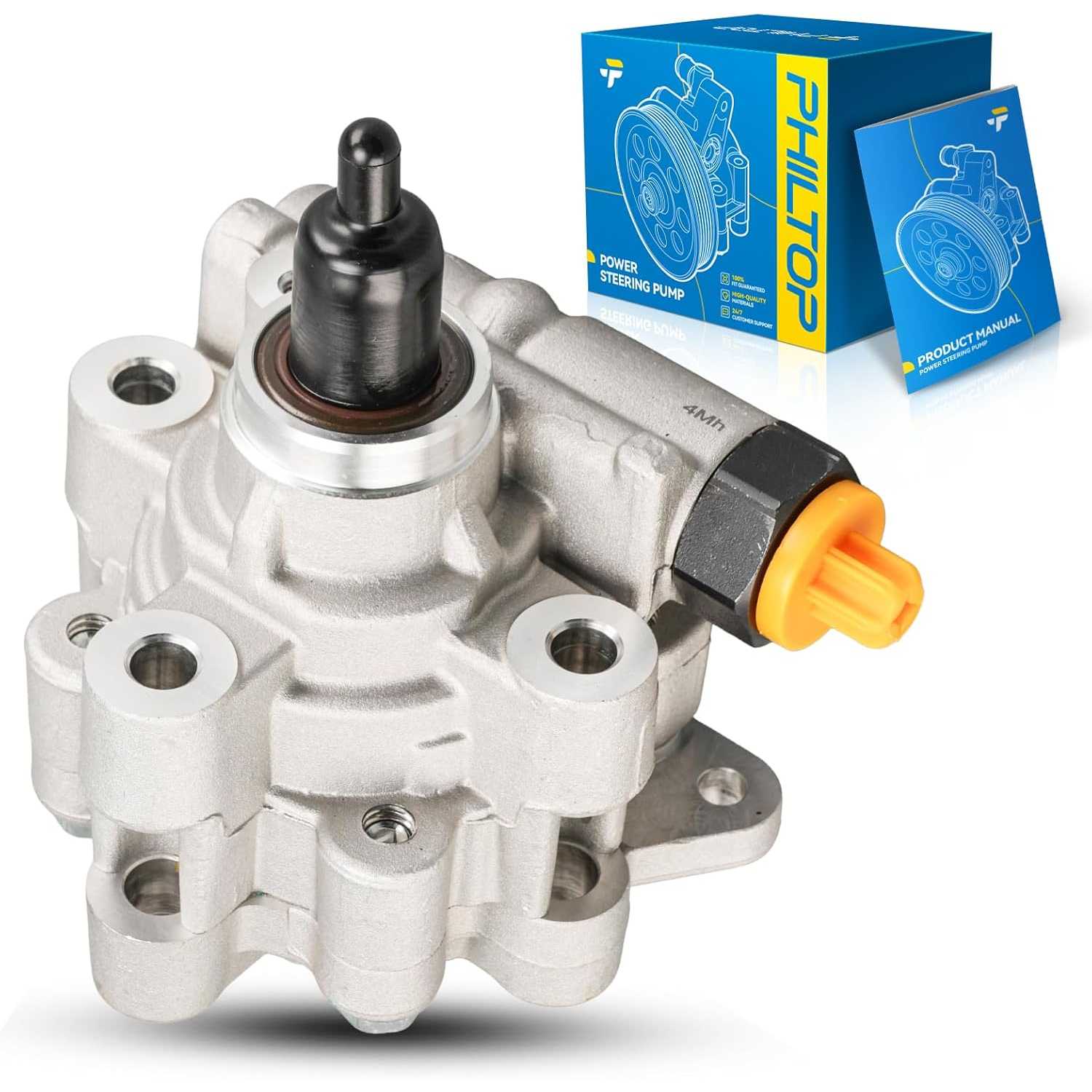 PHILTOP Power Steering Pump Replacement 215438R, Fit for 2005-2007 Grand Cherokee 3.7L, 2005-2007 Grand Cherokee 4.7L, 2006-2007