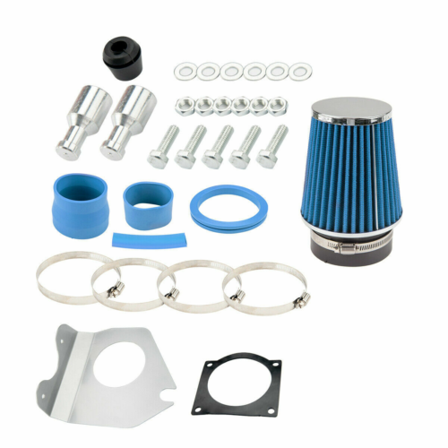 ZonCar® 1996-2004 Ford Mustang GT Model 4.6L Blue Cold Air Intake Kit 5