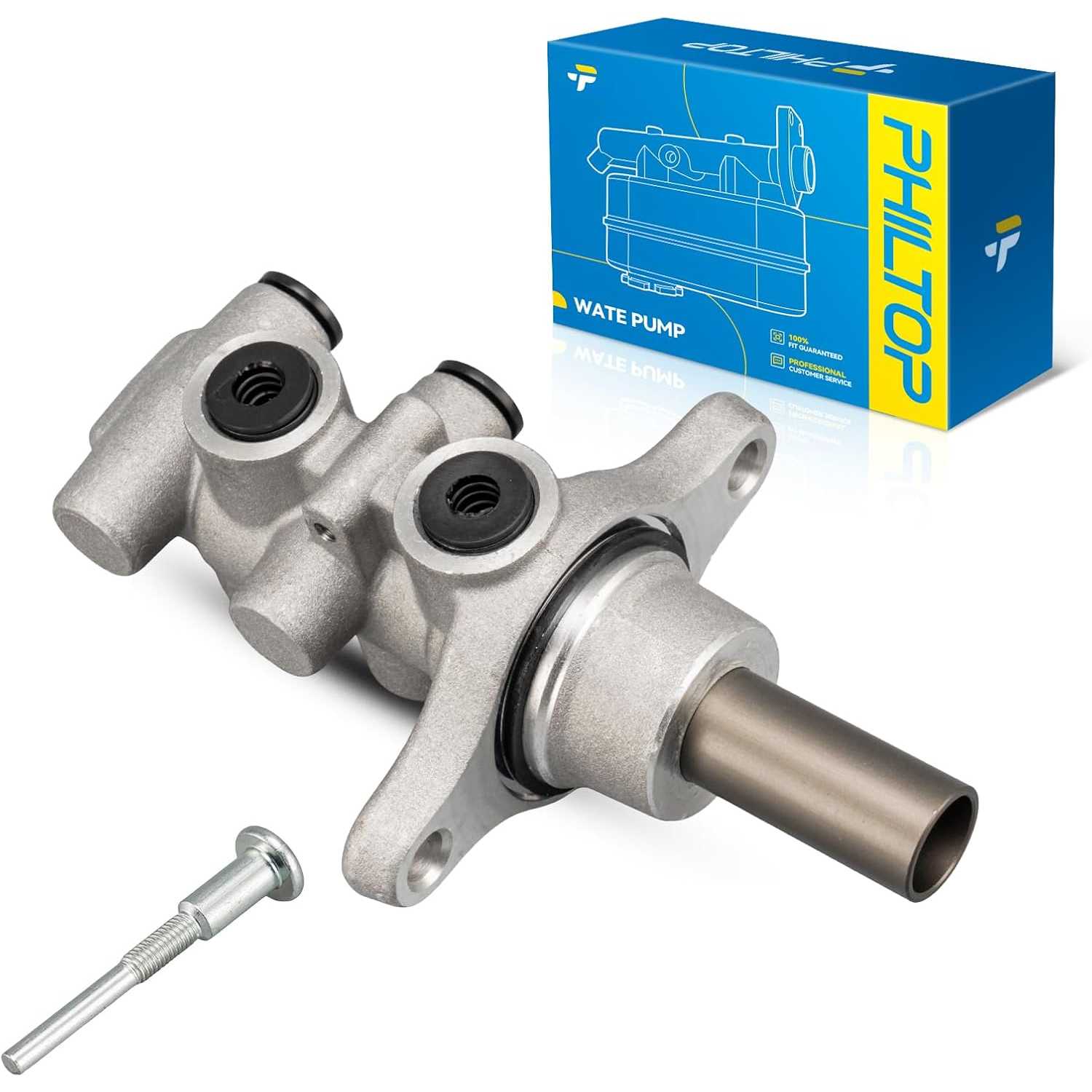 PHILTOP Brake Master Cylinder with No Reversior for Jeep Dodge, Compatible with 2014-2018 Compass, 2012 2014-2017 Patriot, 2007