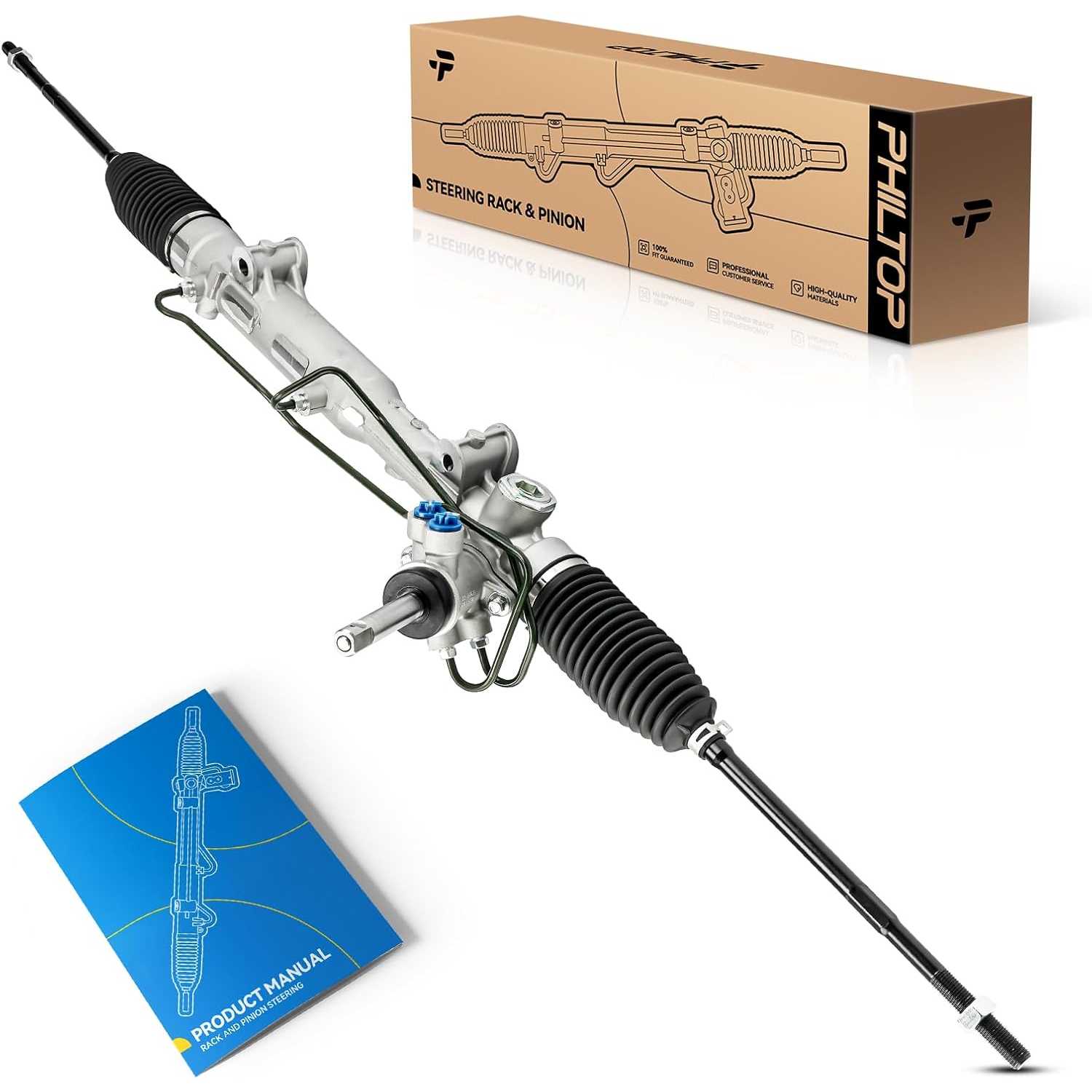 フィジーク トライトン PHILTOP Hydraulic Power Steering Rack and Pinion Assembly Fits