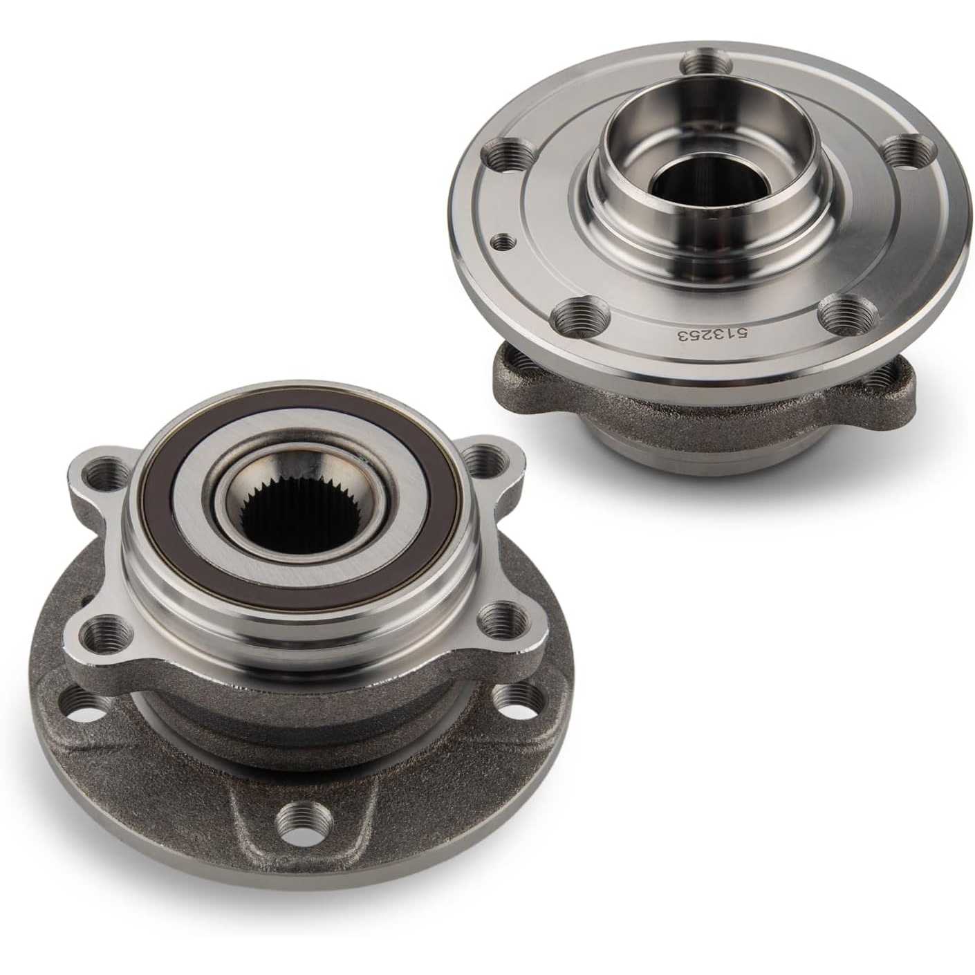 Wheel Hub Bearing Assembly 2PCS for 2008 Audi TT 1