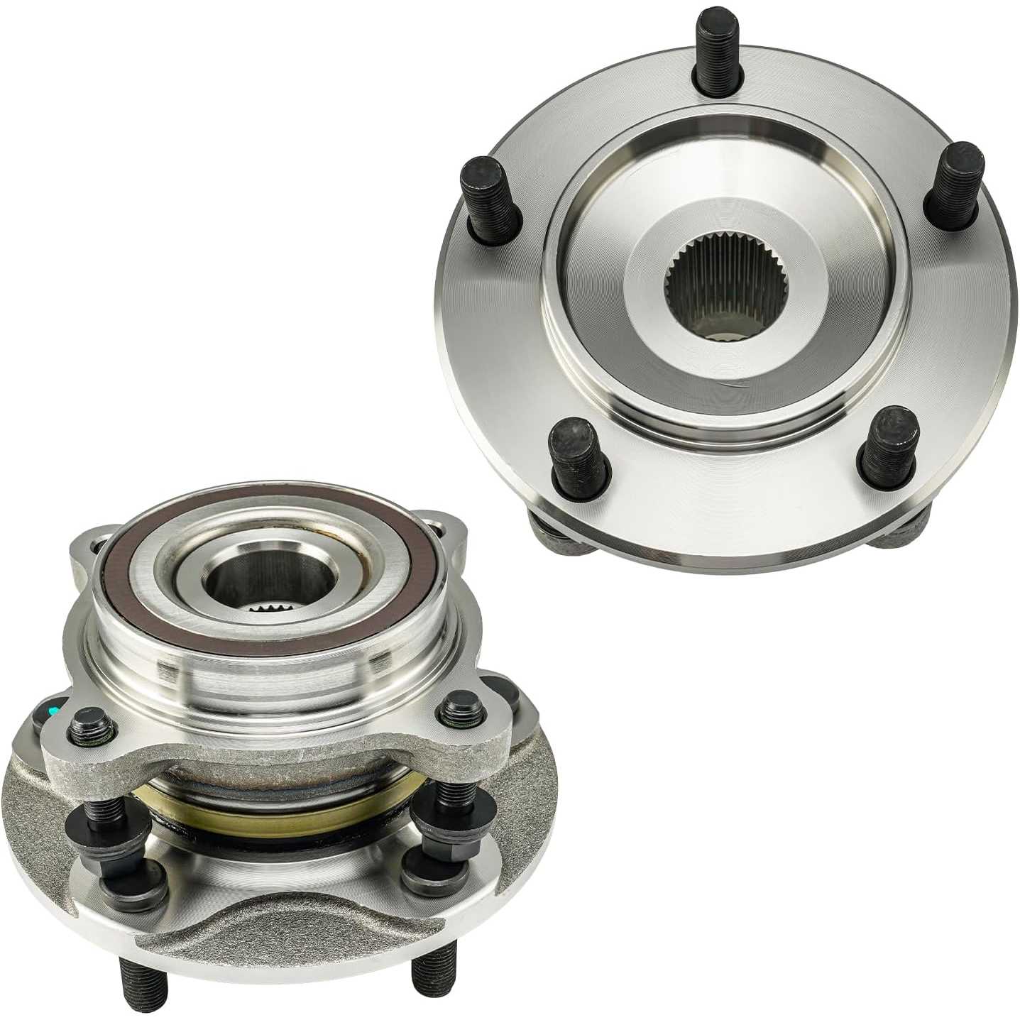 PHILTOP 2 PCS 515202 Front Wheel Bearing Hub Assembly for 2007-2018 Toyota Tundra, 2008-2018 Toyota Sequoia