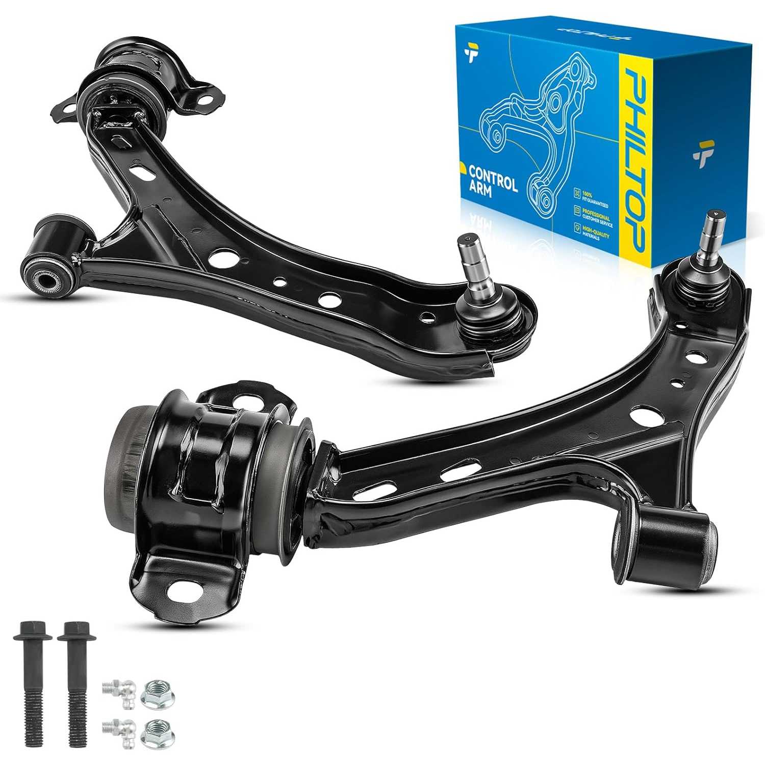 PHILTOP 2Pcs Front Right Left Lower Control Arms w/Ball Joint for PHILTOP 2Pcs Front Right Left Lower Control Arms w/Ball Joint for