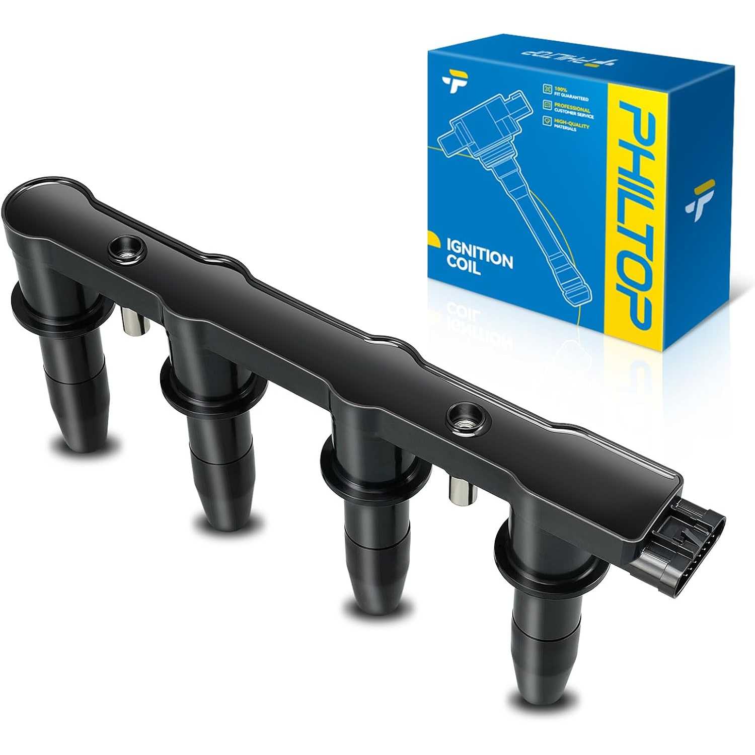 PHILTOP UF620 Ignition Coil 1 Packs Fit for 2012-2017 Sonic 1.8L, 2011-2015 Cruze 1.8L, 2009-2011 Aveo, 2016 Cruze Limited 1.8L,
