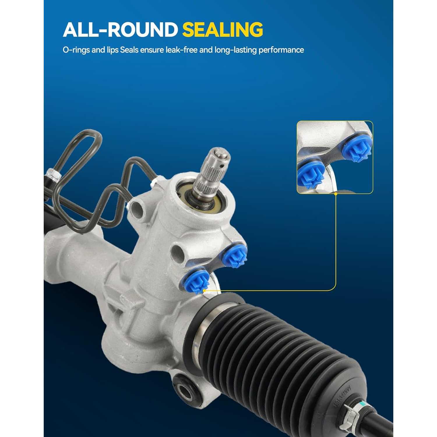 PHILTOP Power Steering Rack and Pinion Assembly Compatible with